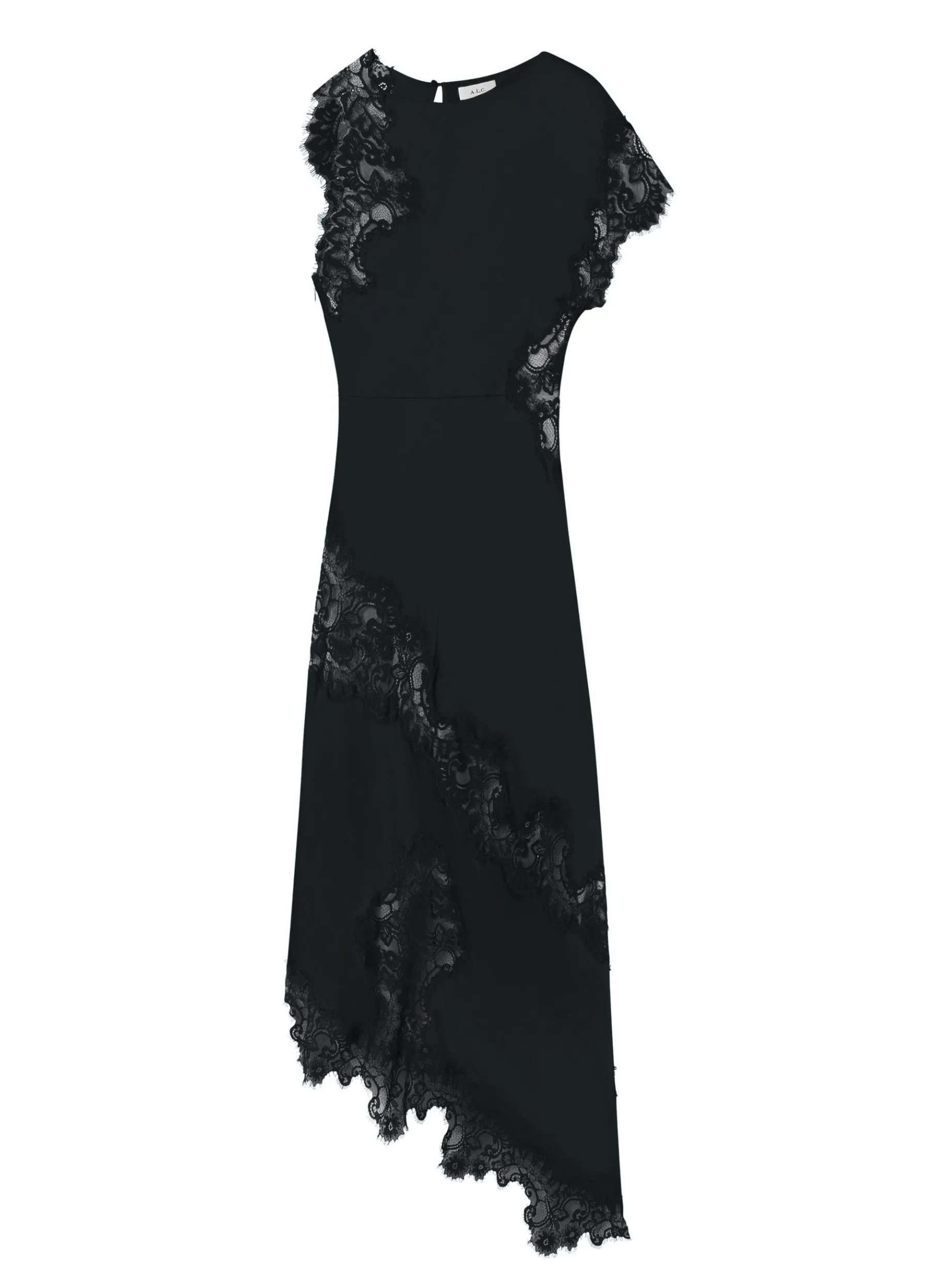 Women A.L.C. Dresses^Alessia Satin And Lace Maxi Dress