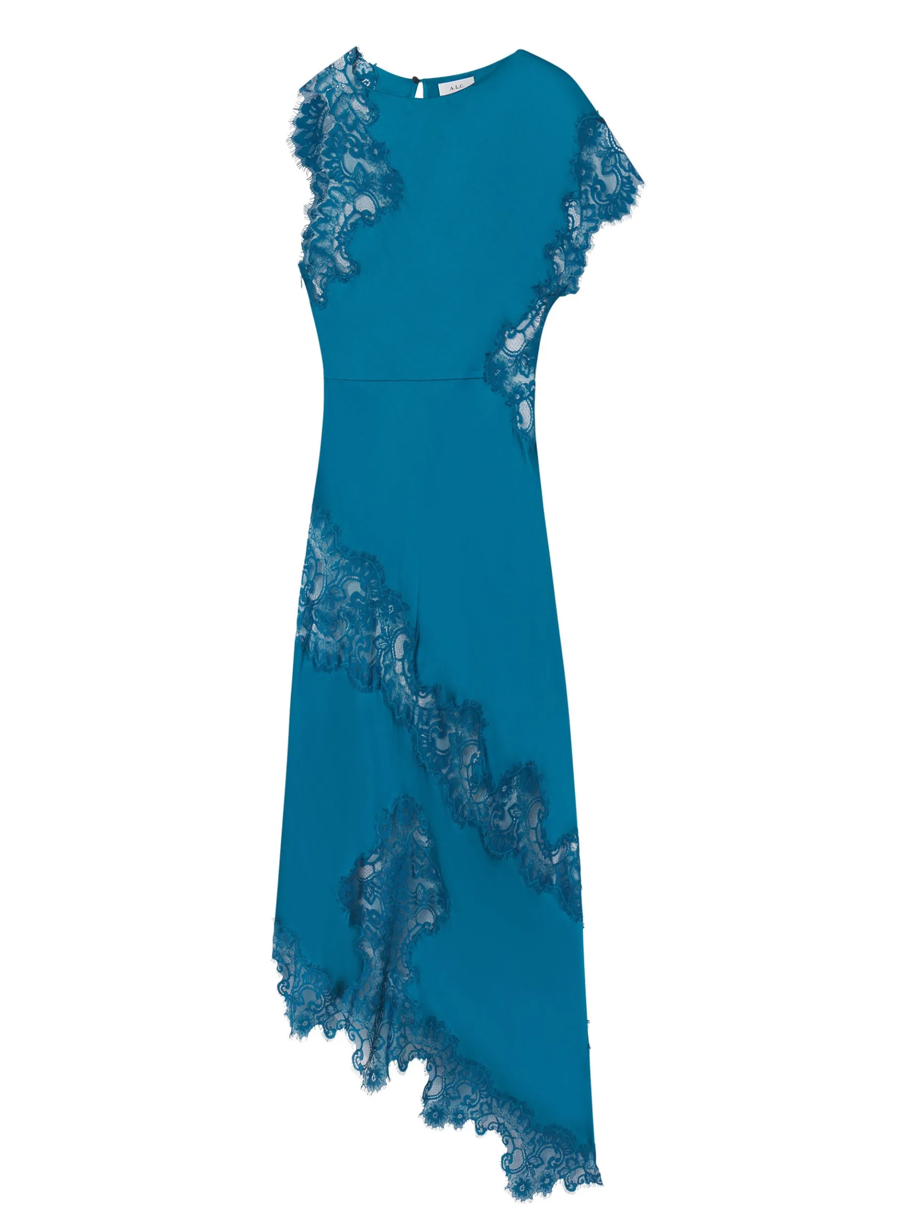 Women A.L.C. Dresses^Alessia Satin And Lace Maxi Dress