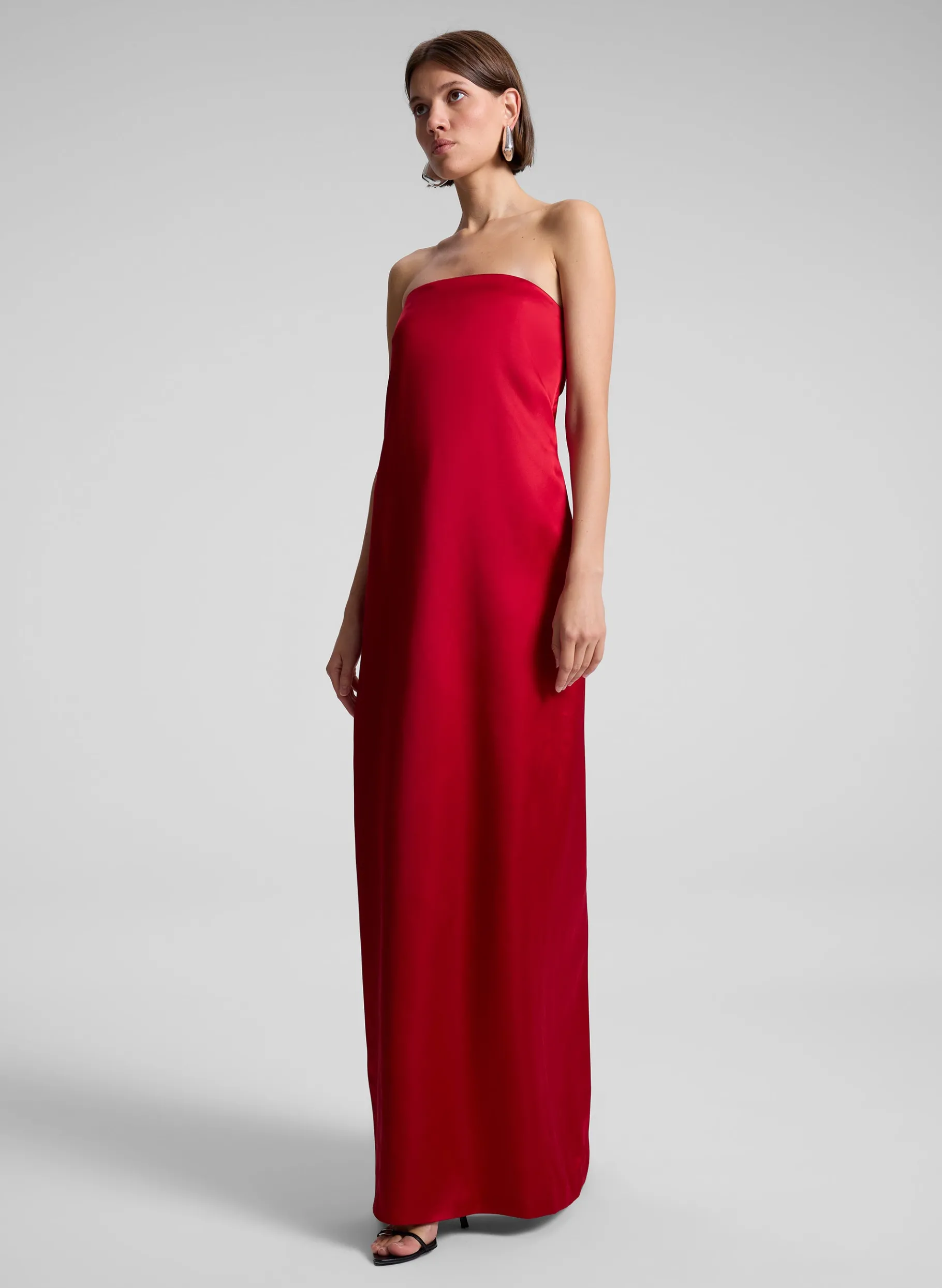 Women A.L.C. Dresses^Ani Strapless Satin Gown