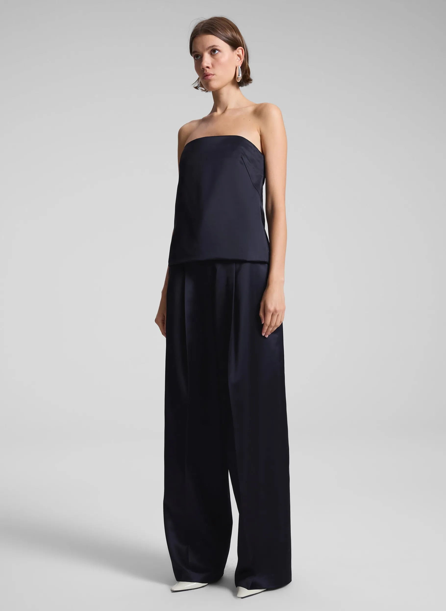 Women A.L.C. Tops^Ani Strapless Satin Top
