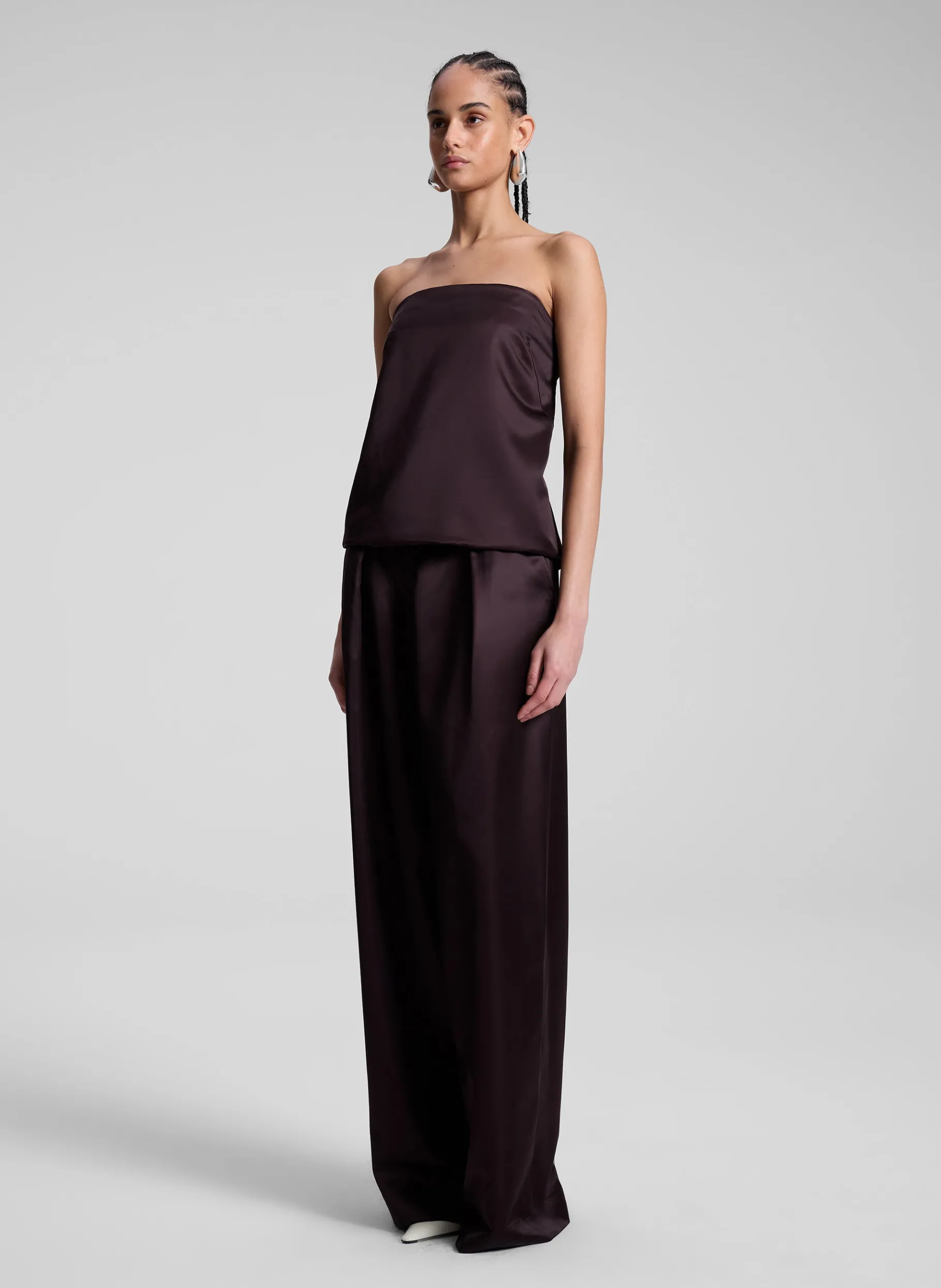 Women A.L.C. Tops^Ani Strapless Satin Top