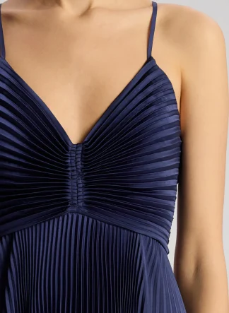 Women A.L.C. Dresses^Aries Satin Pleated Dress