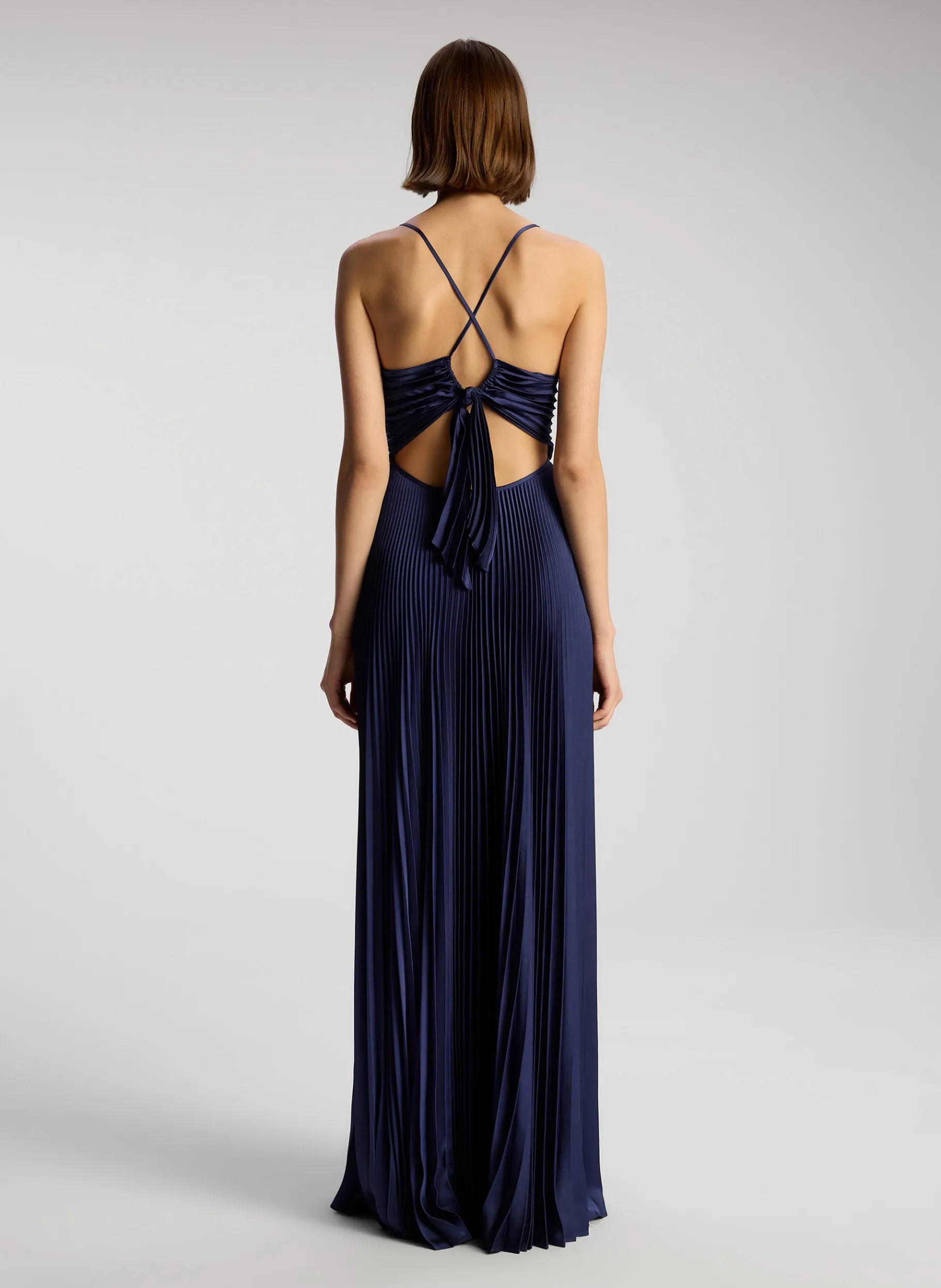 Women A.L.C. Dresses^Aries Satin Pleated Dress