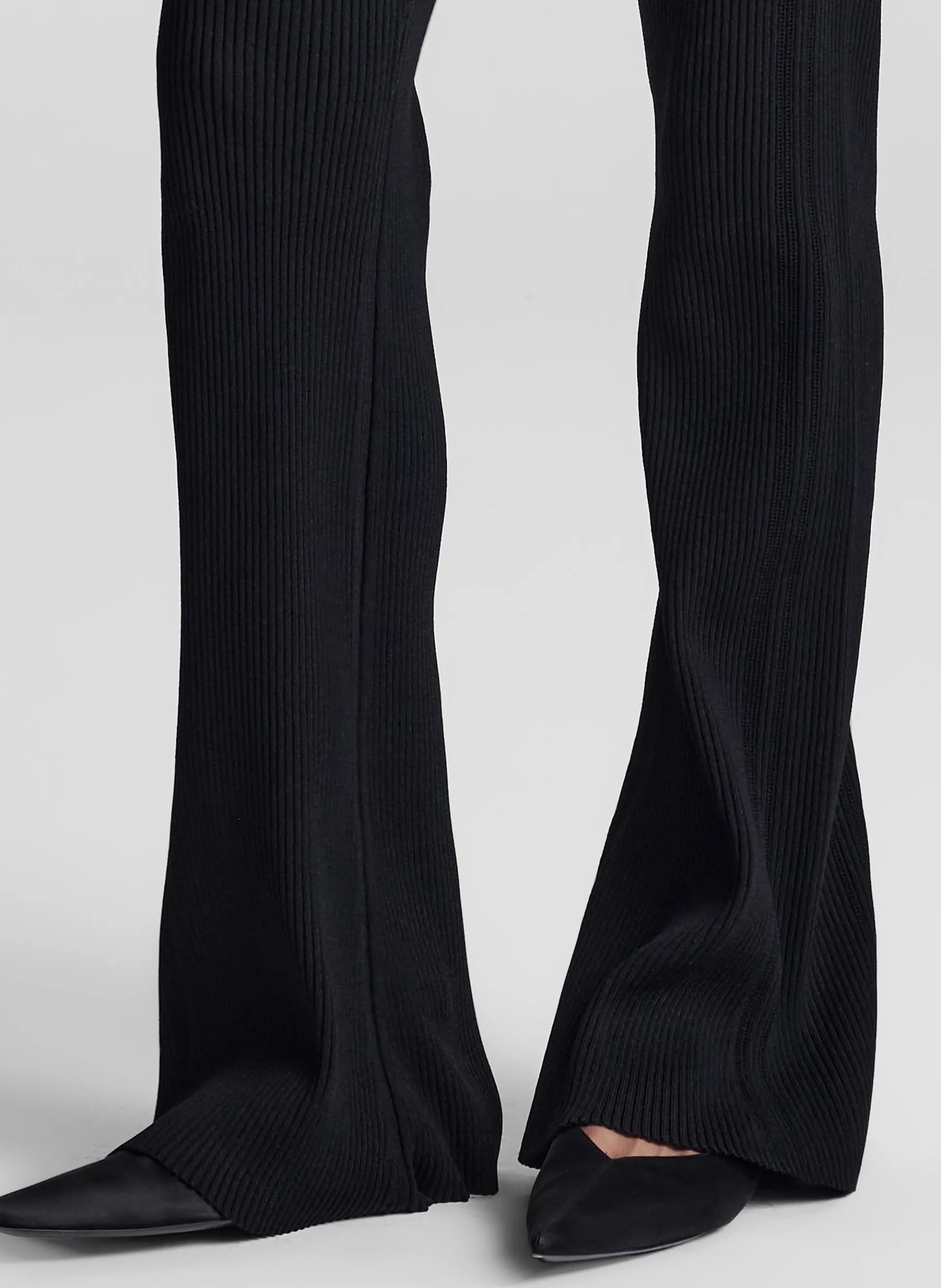 Women A.L.C. Knitwear | Bottoms^Ayla Flared Rib Knit Pant