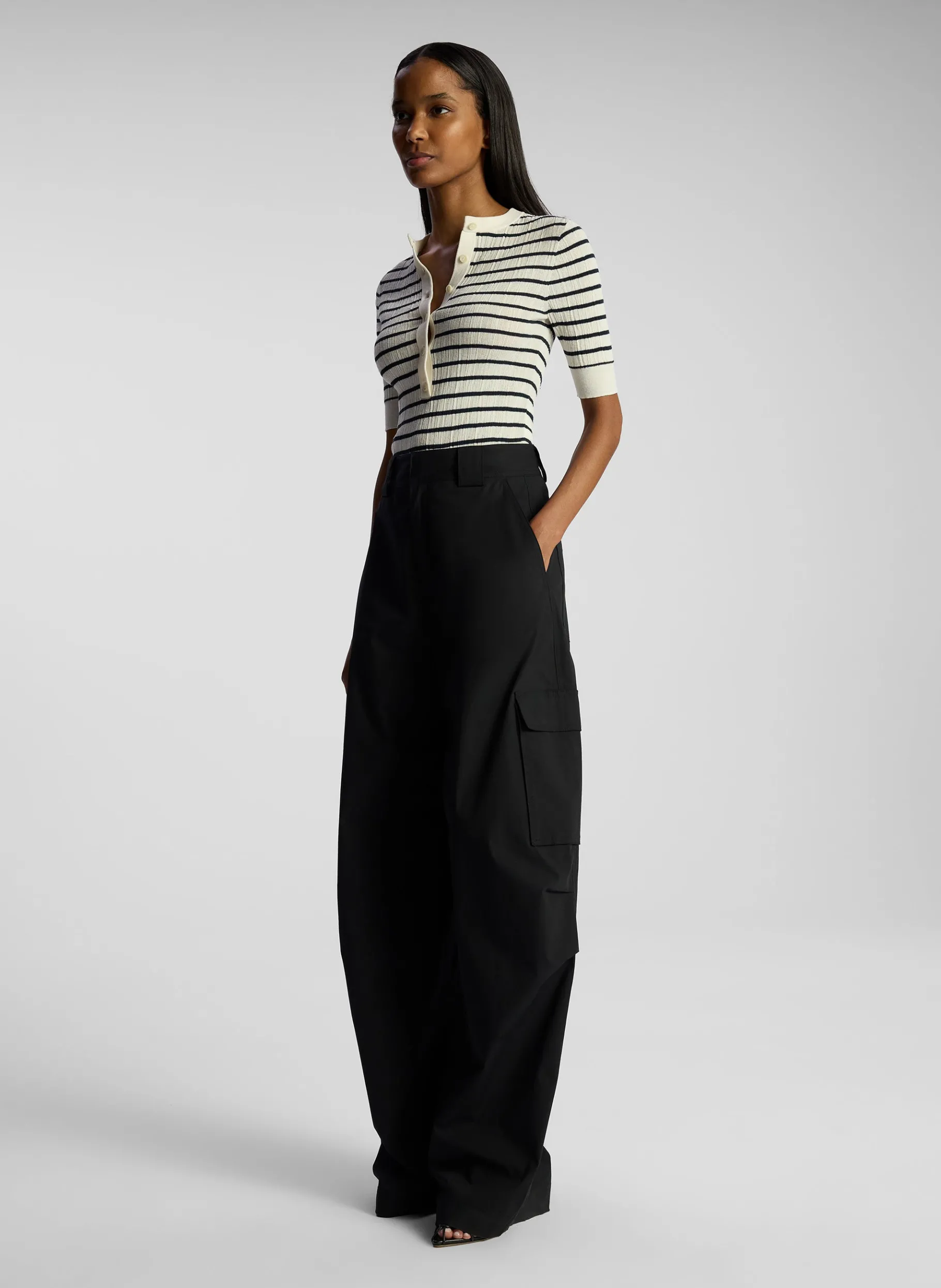 Women A.L.C. Bottoms^Brie Cotton Cargo Pant