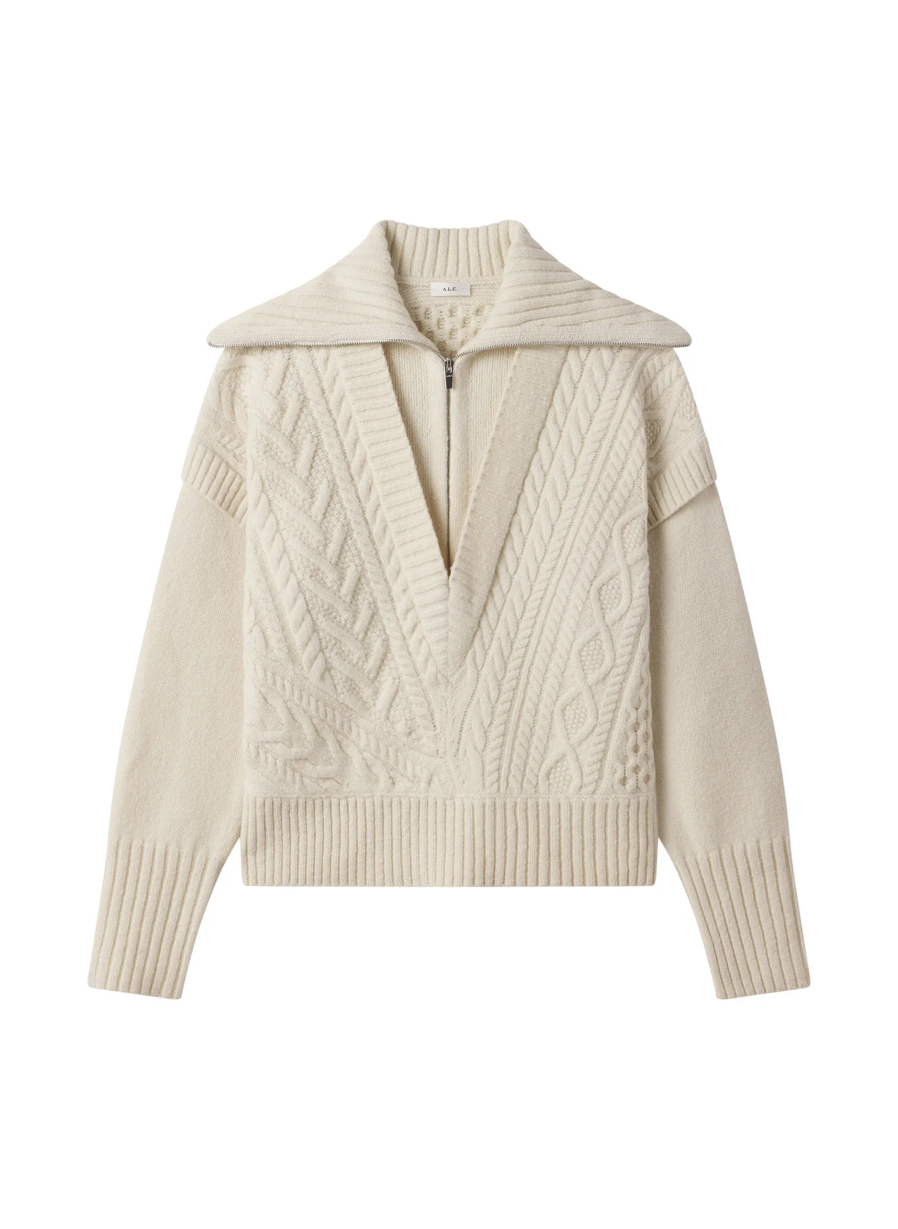 Women A.L.C. Tops | Sweaters^Callie Merino Cable Knit Sweater