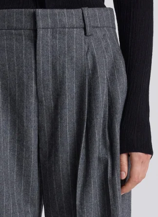 Women A.L.C. Bottoms | Suits^Charles Wool Cashmere Pinstripe Pant