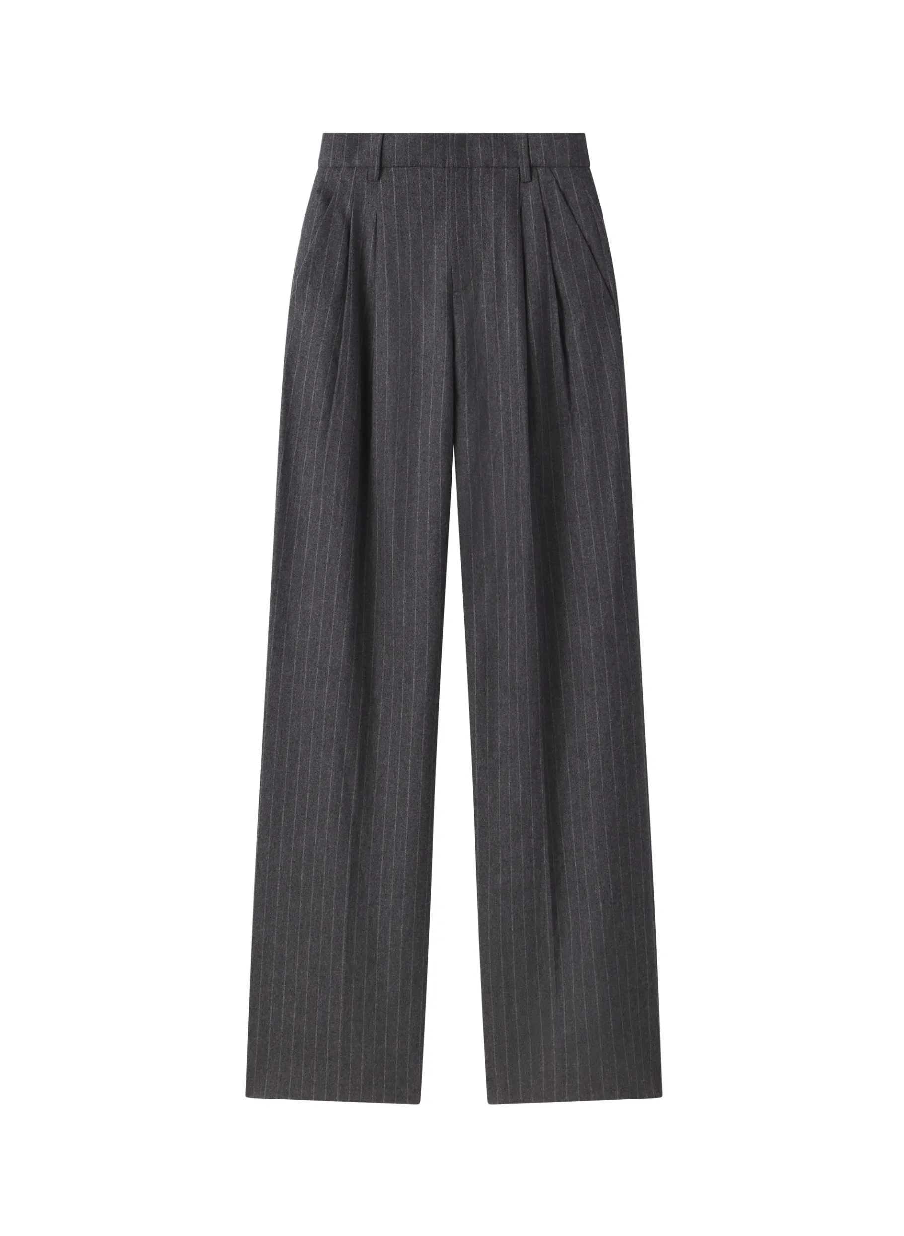 Women A.L.C. Bottoms | Suits^Charles Wool Cashmere Pinstripe Pant