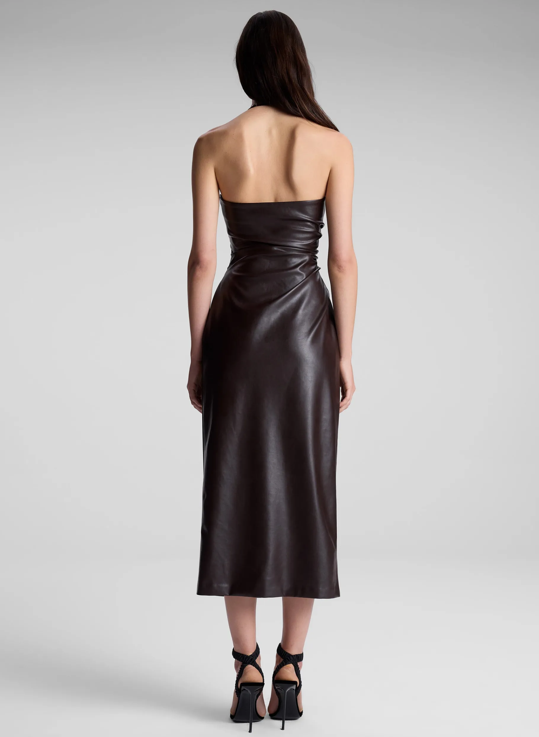 Women A.L.C. Dresses^Charlotte Vegan Leather Midi Dress