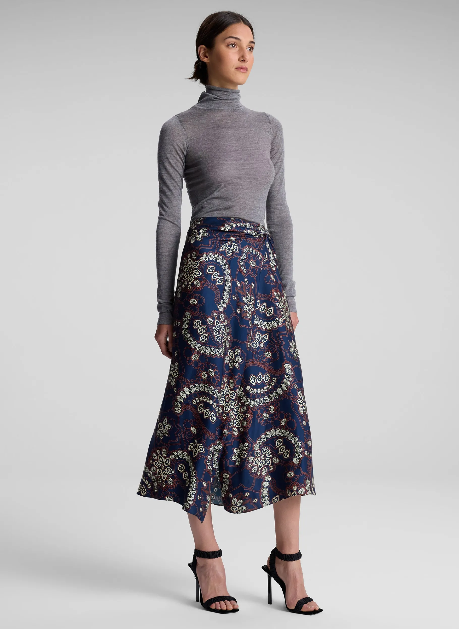 Women A.L.C. Bottoms | Skirts^Clara Printed Midi Skirt