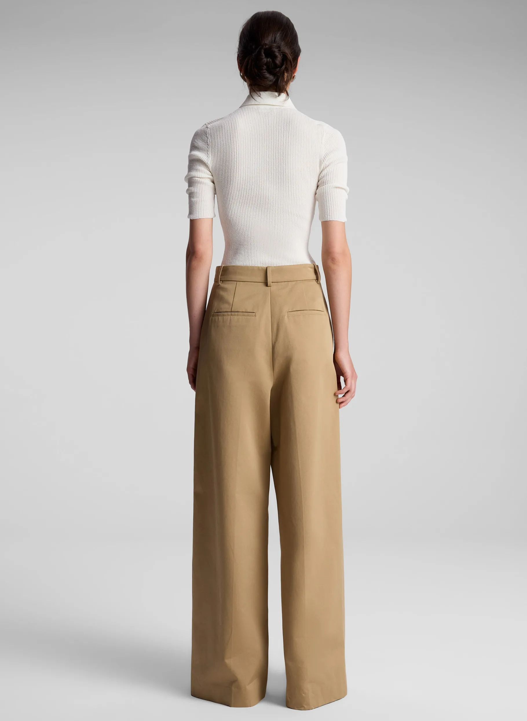 Women A.L.C. Tops^Cooper Fine Cotton Ribbed Top