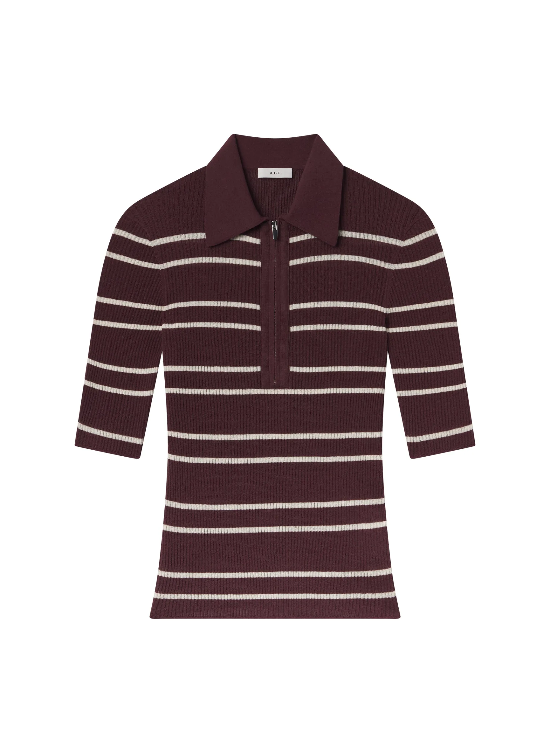 Women A.L.C. Tops^Cooper Fine Cotton Ribbed Top