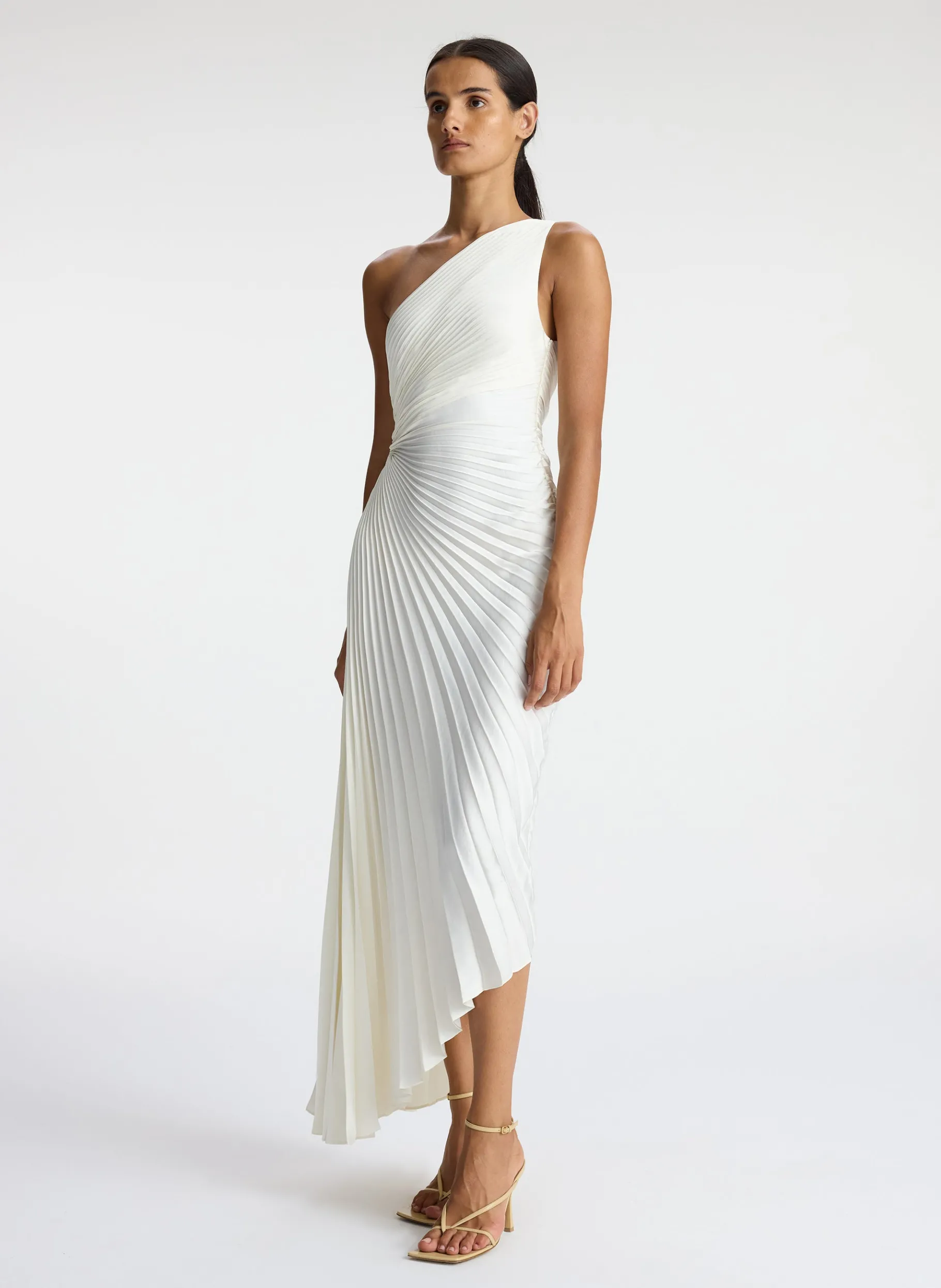 Women A.L.C. Dresses^Delfina Satin Pleated Dress