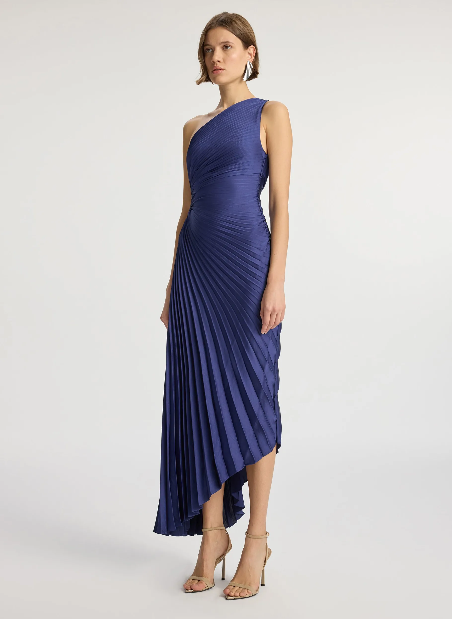 Women A.L.C. Dresses^Delfina Satin Pleated Dress