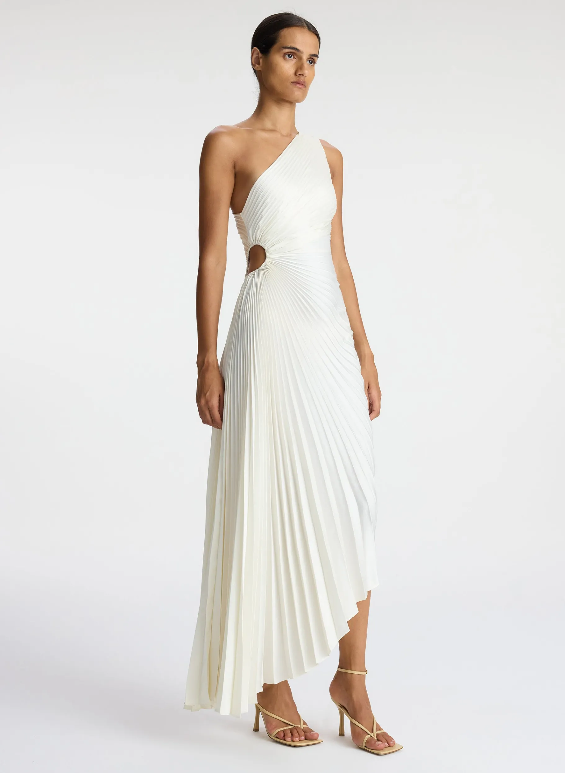 Women A.L.C. Dresses^Delfina Satin Pleated Dress