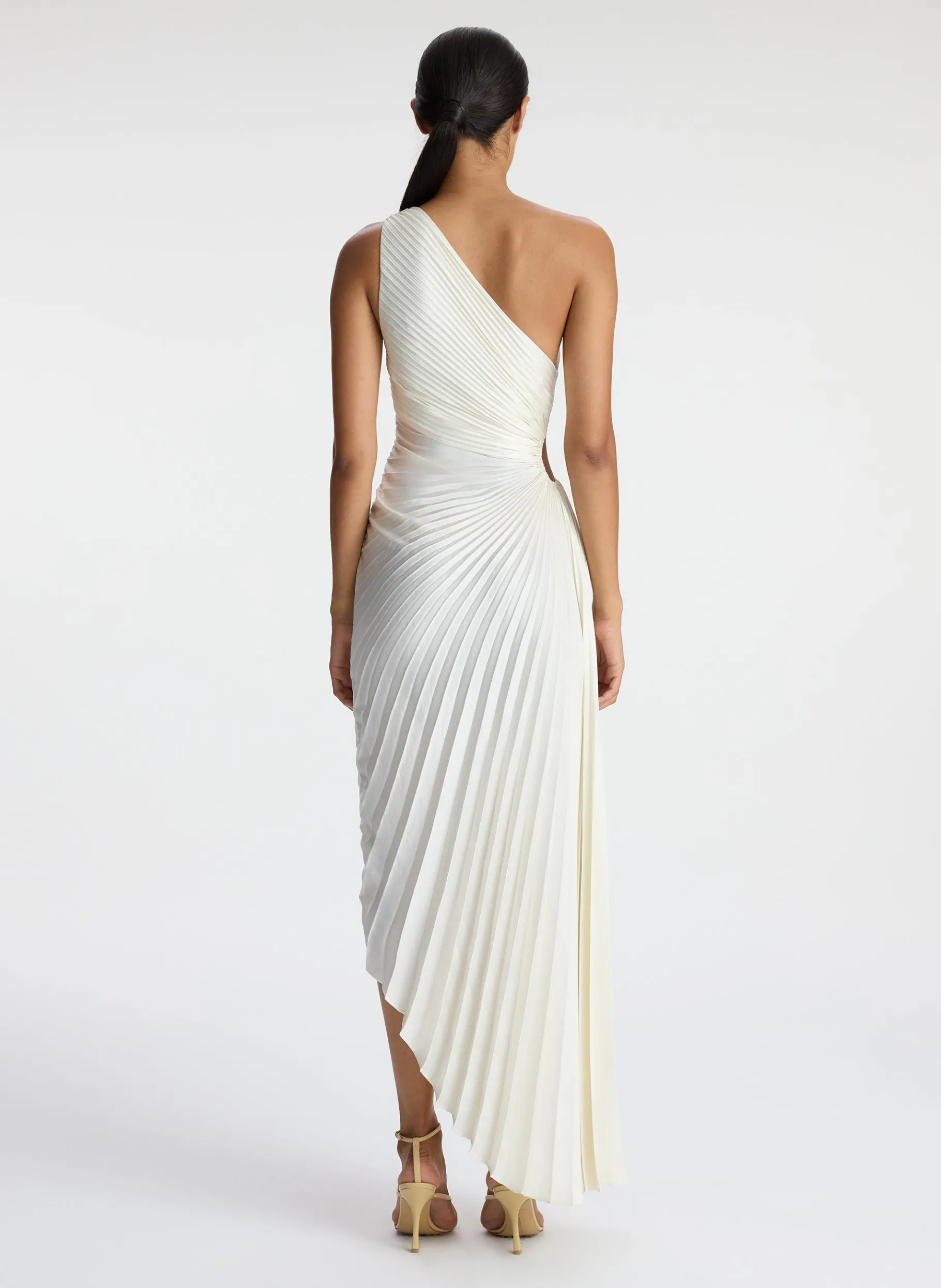 Women A.L.C. Dresses^Delfina Satin Pleated Dress