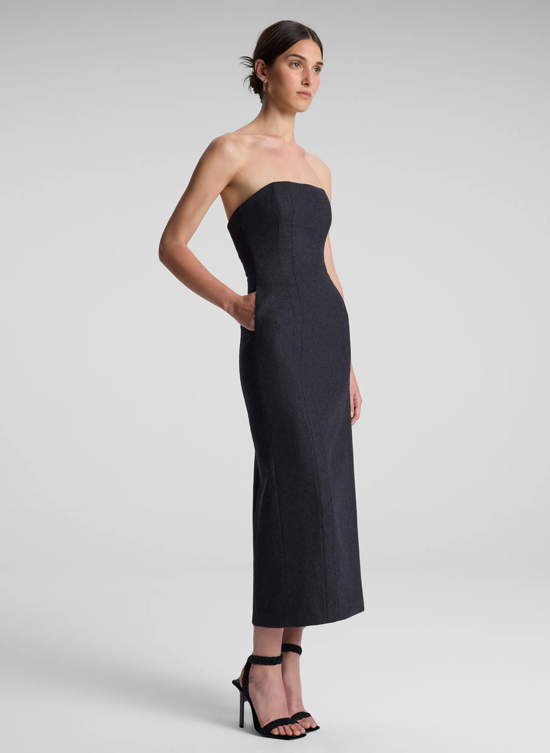Women A.L.C. Dresses^Elizabeth Wool Cashmere Strapless Midi Dress