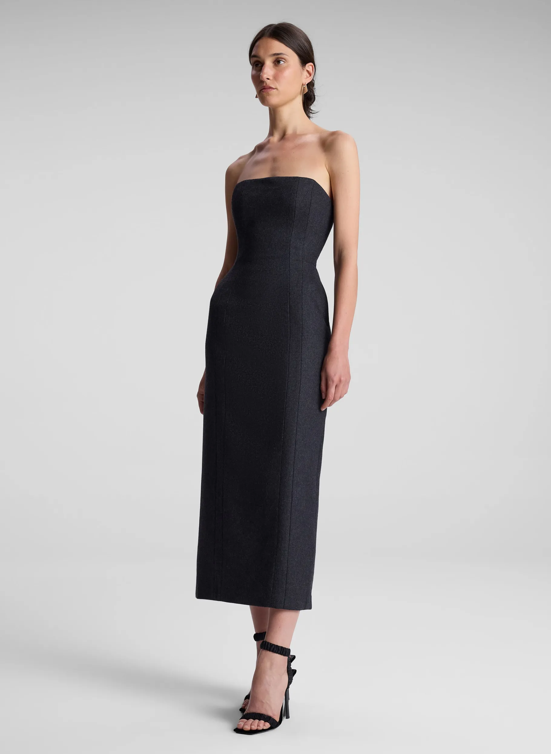 Women A.L.C. Dresses^Elizabeth Wool Cashmere Strapless Midi Dress