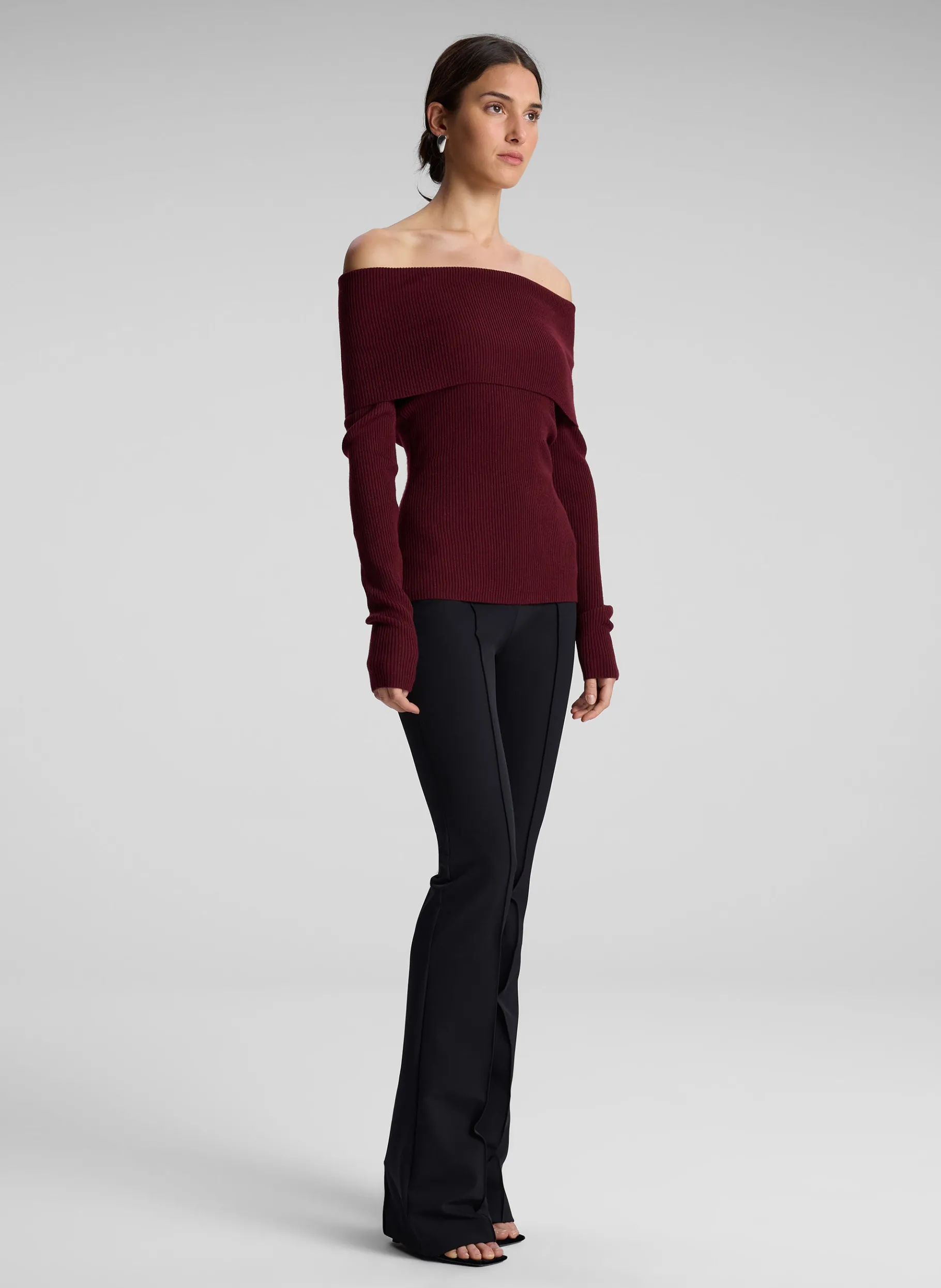 Women A.L.C. Tops | Knitwear^Evelyn Merino Off Shoulder Top