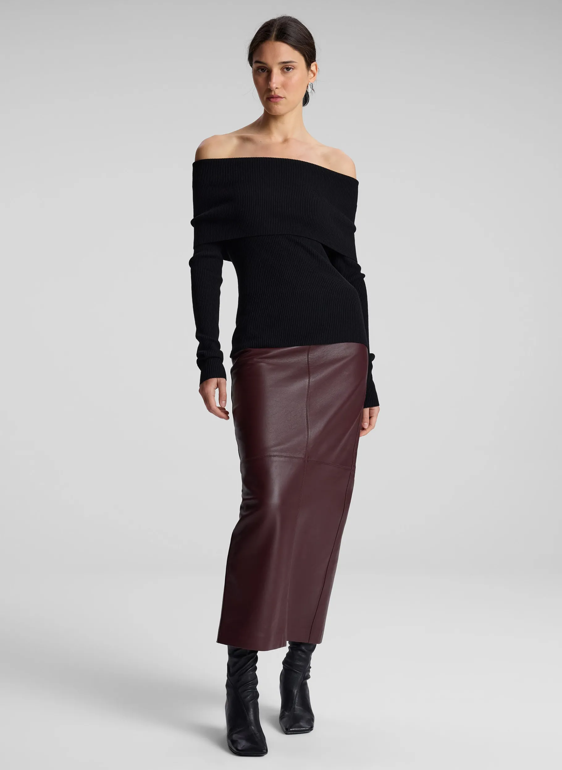 Women A.L.C. Tops | Knitwear^Evelyn Merino Off Shoulder Top