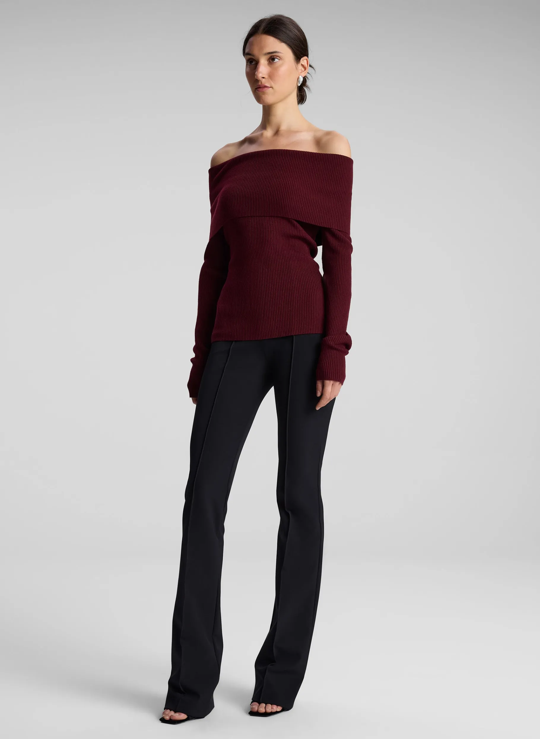 Women A.L.C. Tops | Knitwear^Evelyn Merino Off Shoulder Top