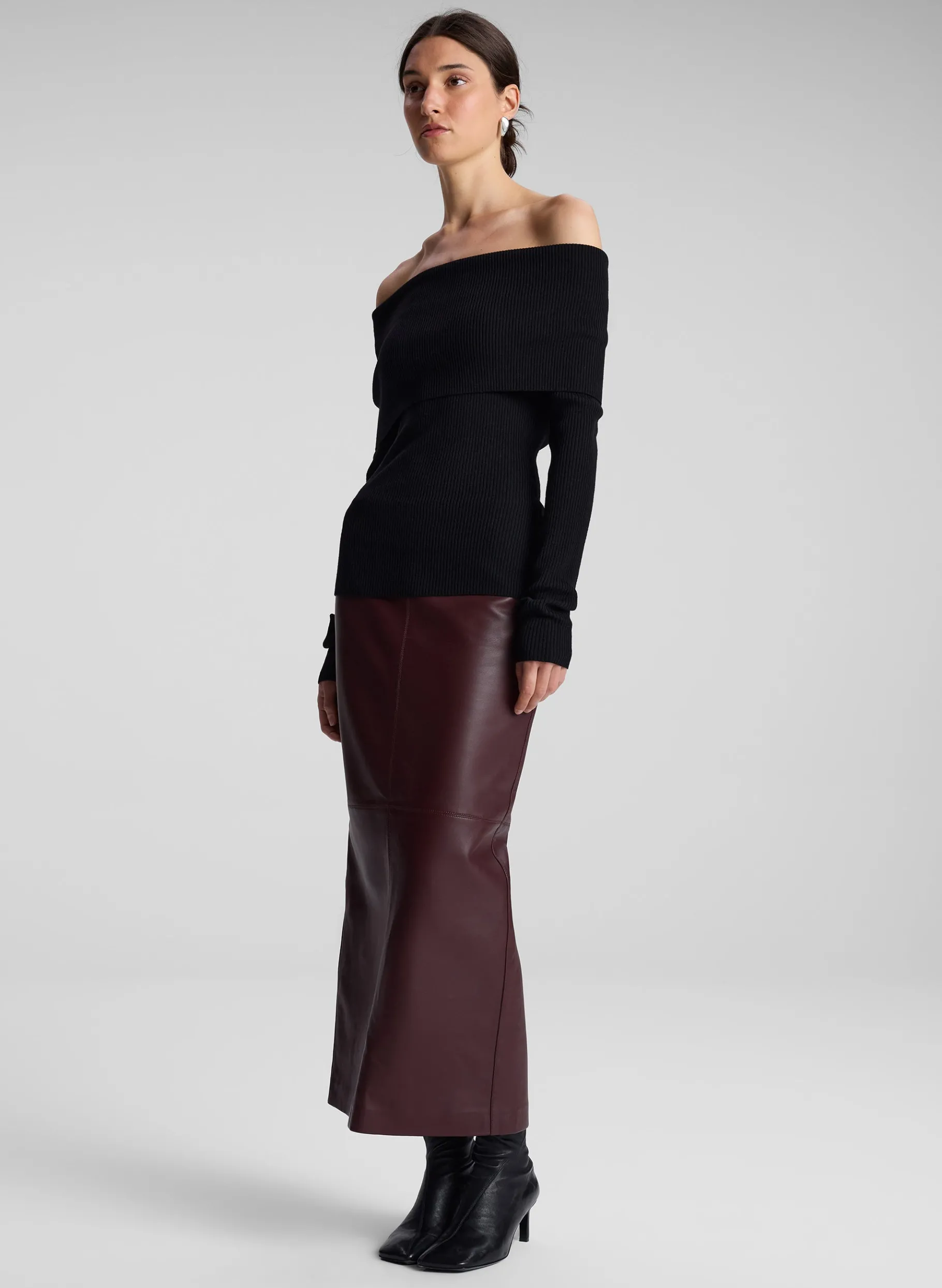 Women A.L.C. Tops | Knitwear^Evelyn Merino Off Shoulder Top