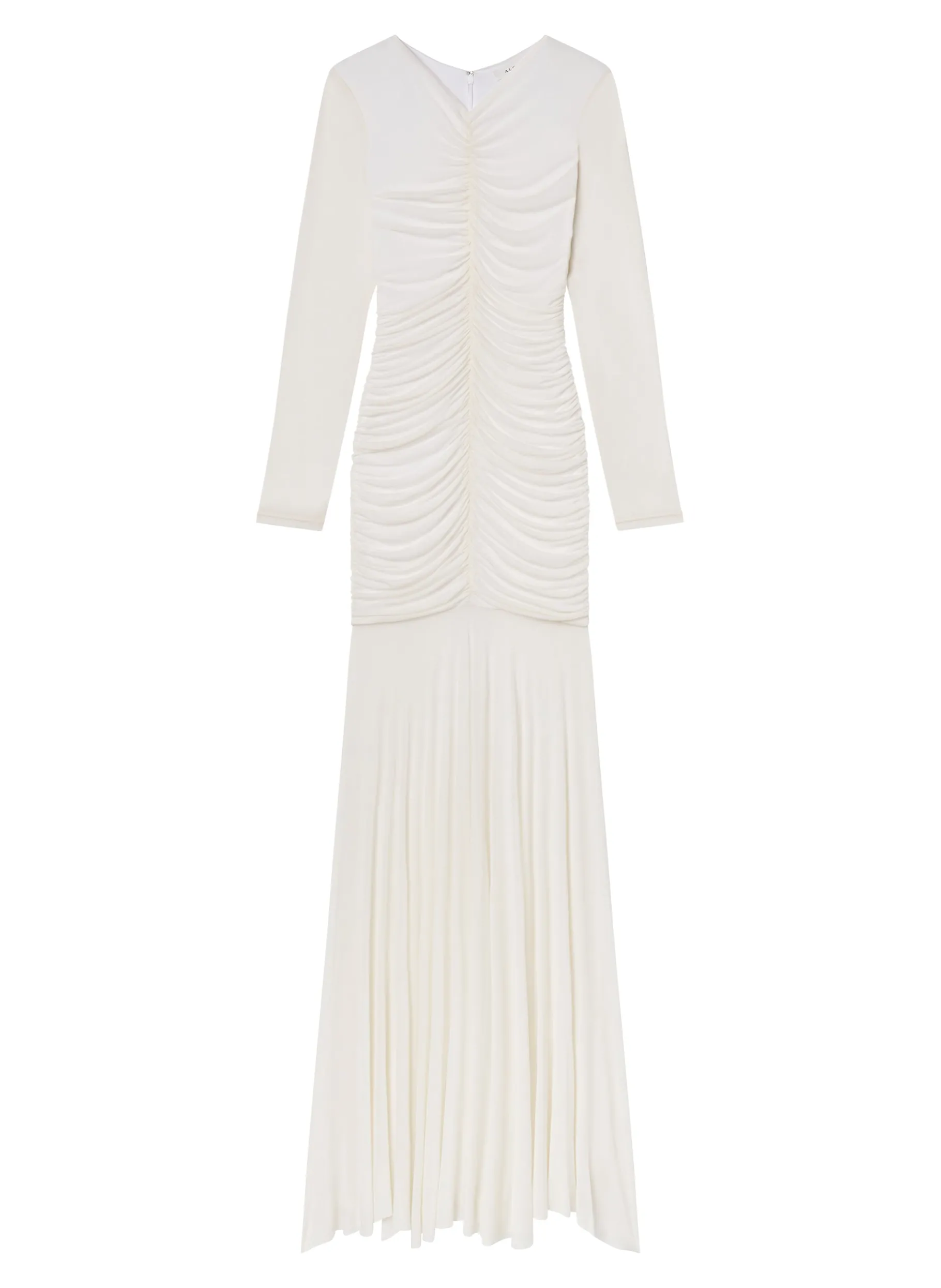 Women A.L.C. Dresses^Fawn Ruched Mesh Maxi Dress