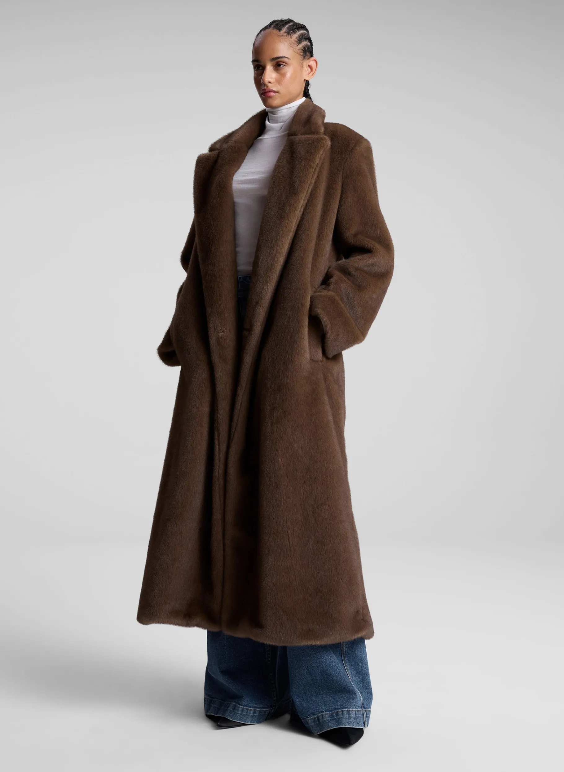 Women A.L.C. Jackets & Coats^Franklin Faux Fur Coat