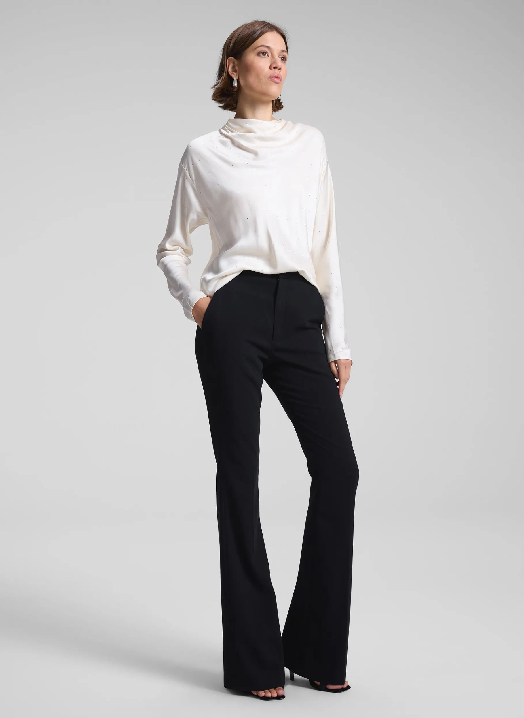 Women A.L.C. Tops^Georgia Embellished Satin Top