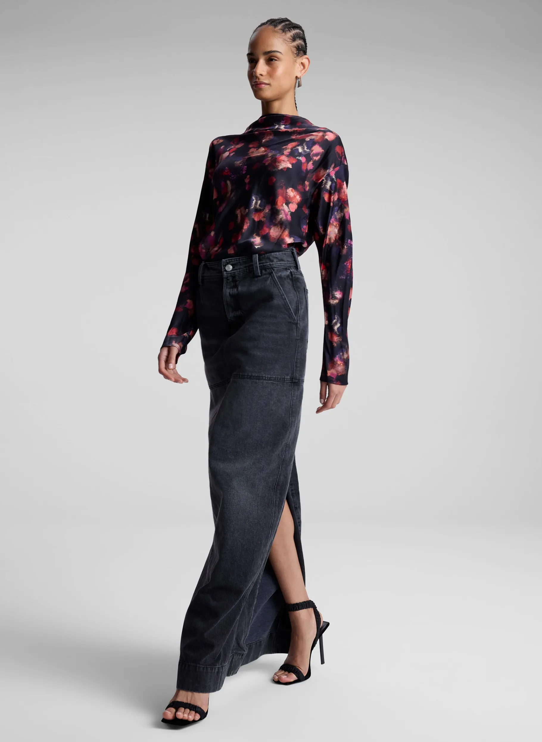 Women A.L.C. Tops^Georgia Stretch Silk Top