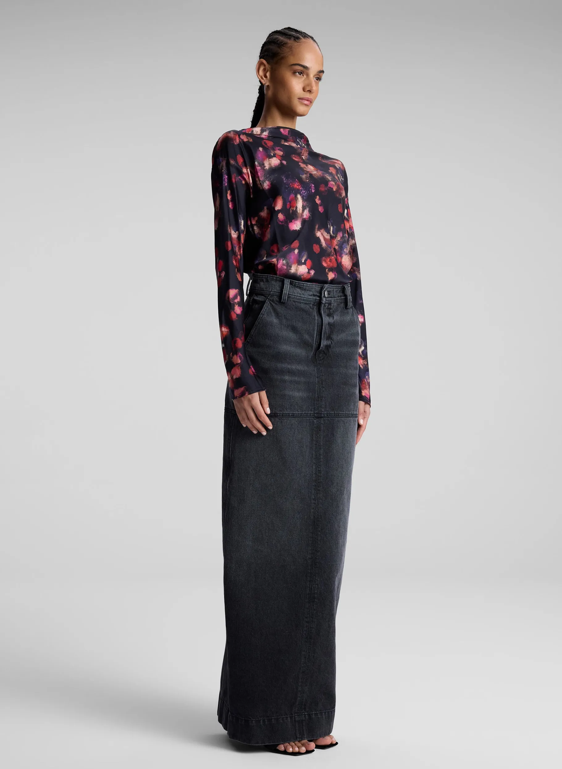 Women A.L.C. Tops^Georgia Stretch Silk Top