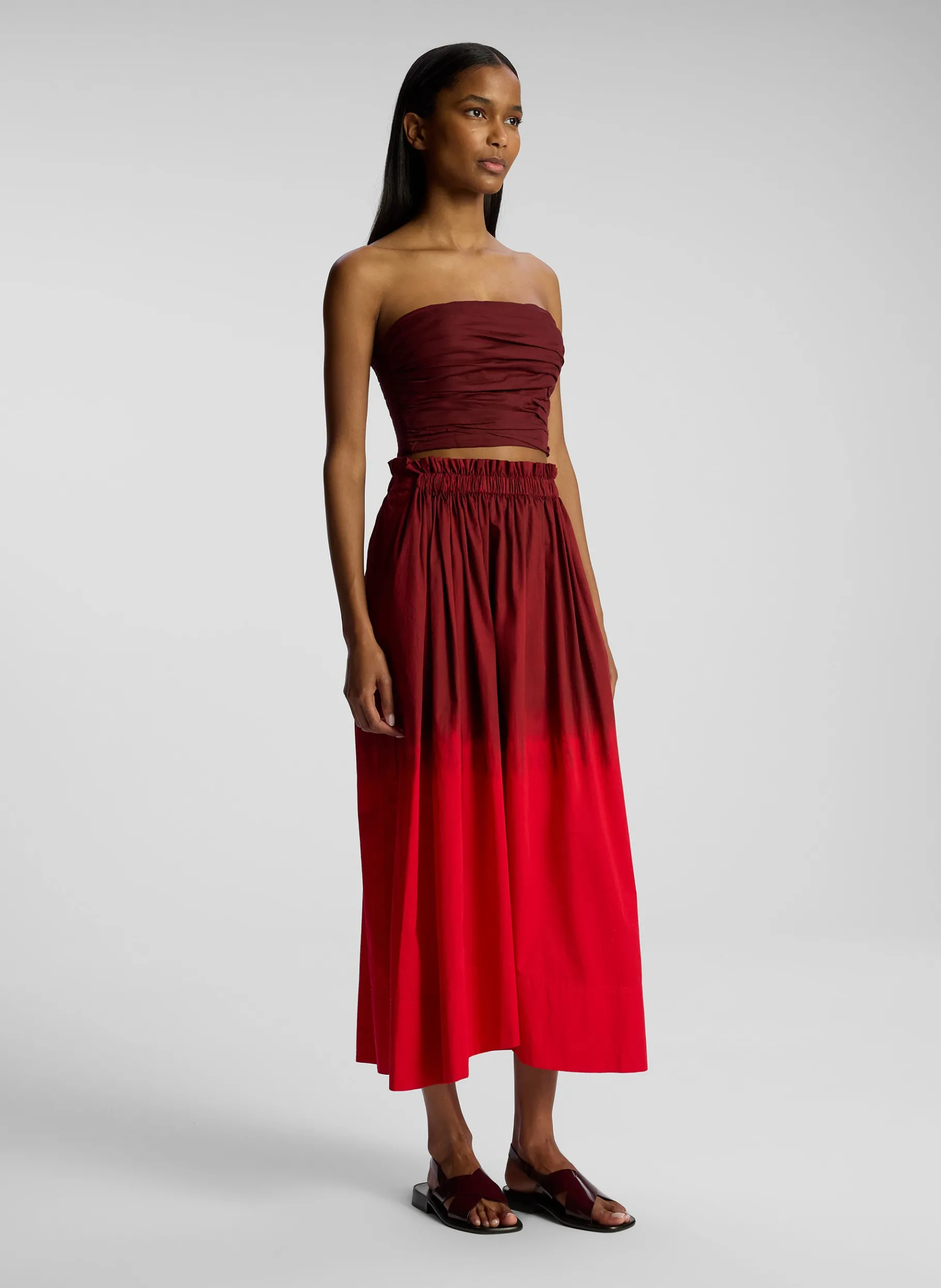 Women A.L.C. Bottoms | Skirts^Gina Dip Dye Midi Skirt