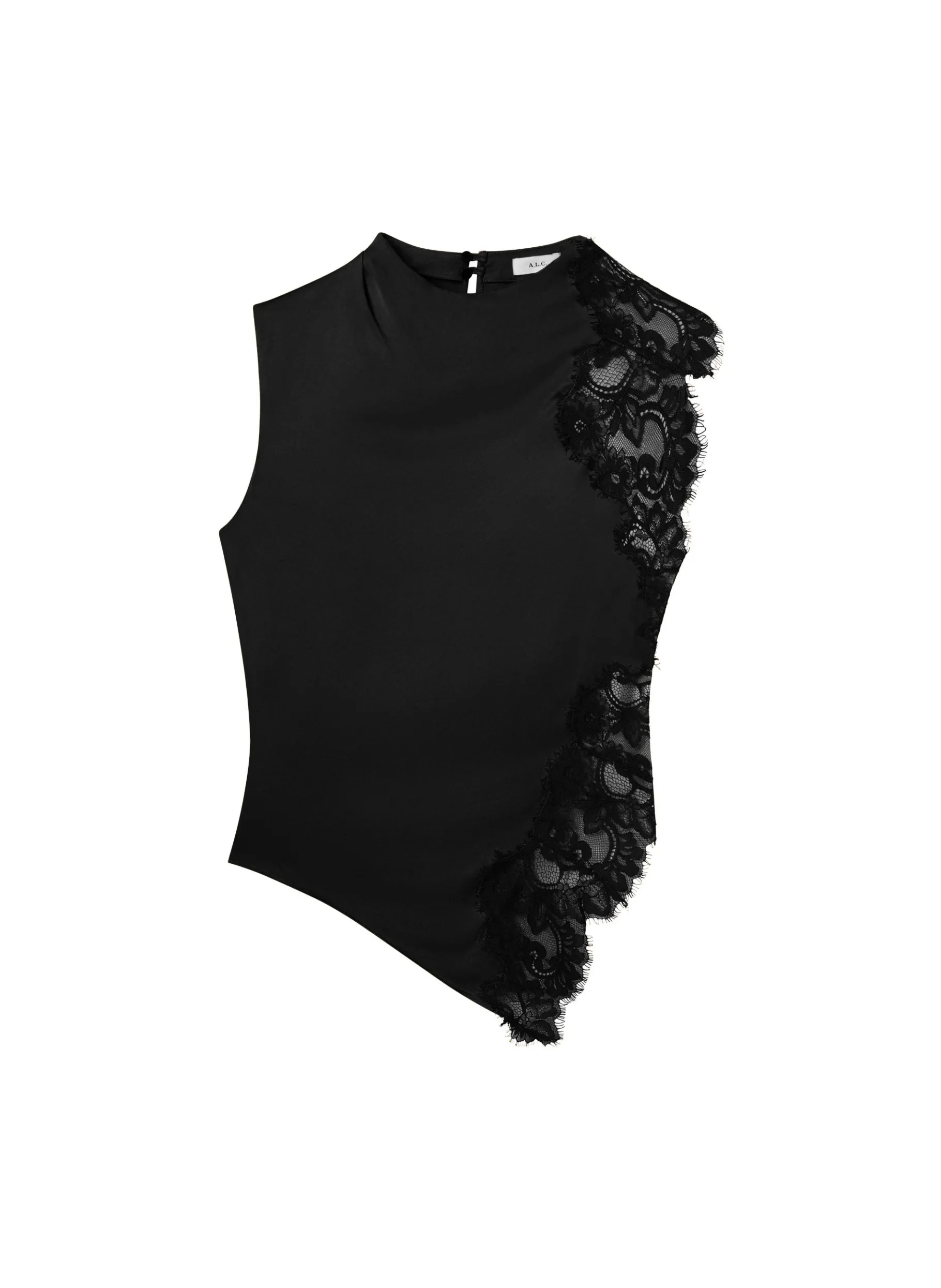 Women A.L.C. Tops^Gracie Satin And Lace Sleeveless Top