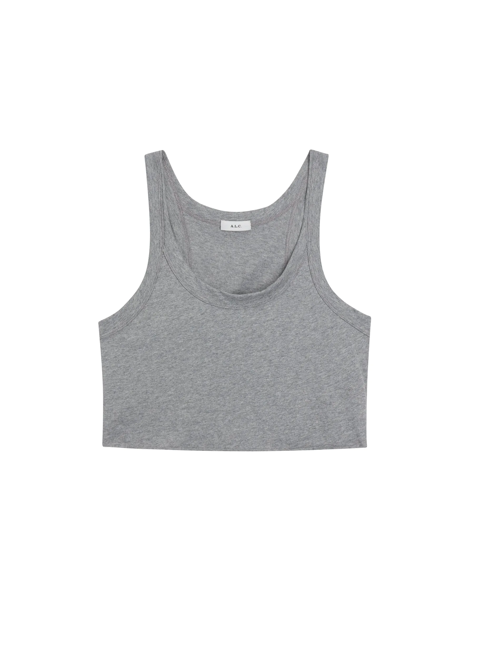 Women A.L.C. Tops | Tees & Tanks^Halsey Cropped Cotton Rib Tank
