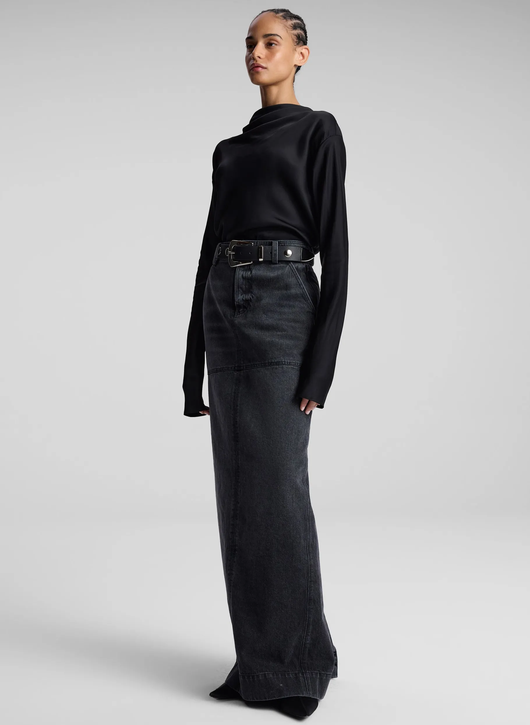 Women A.L.C. Bottoms | Skirts^Hunter Denim Maxi Skirt