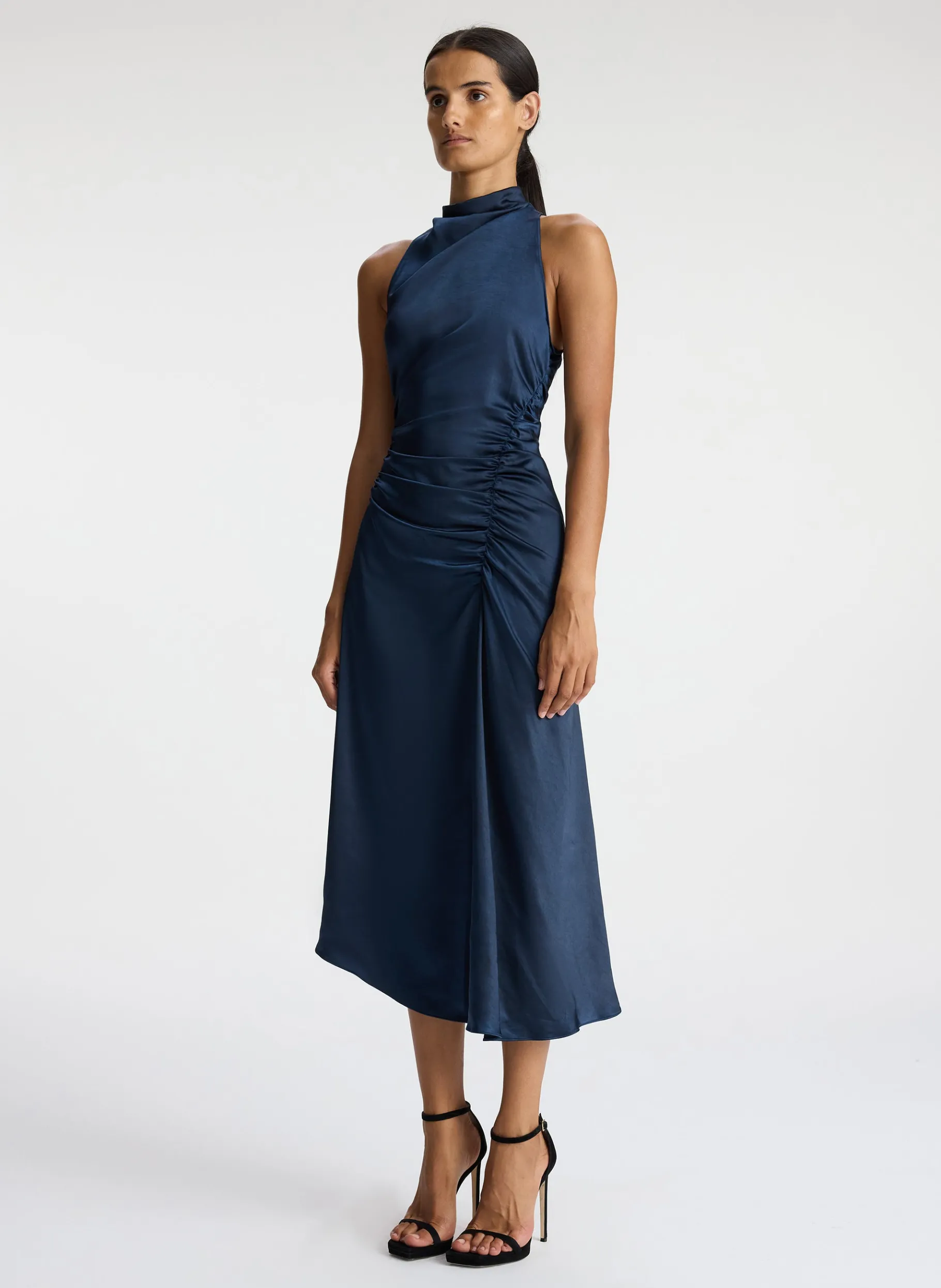 Women A.L.C. Dresses^Inez Satin Midi Dress