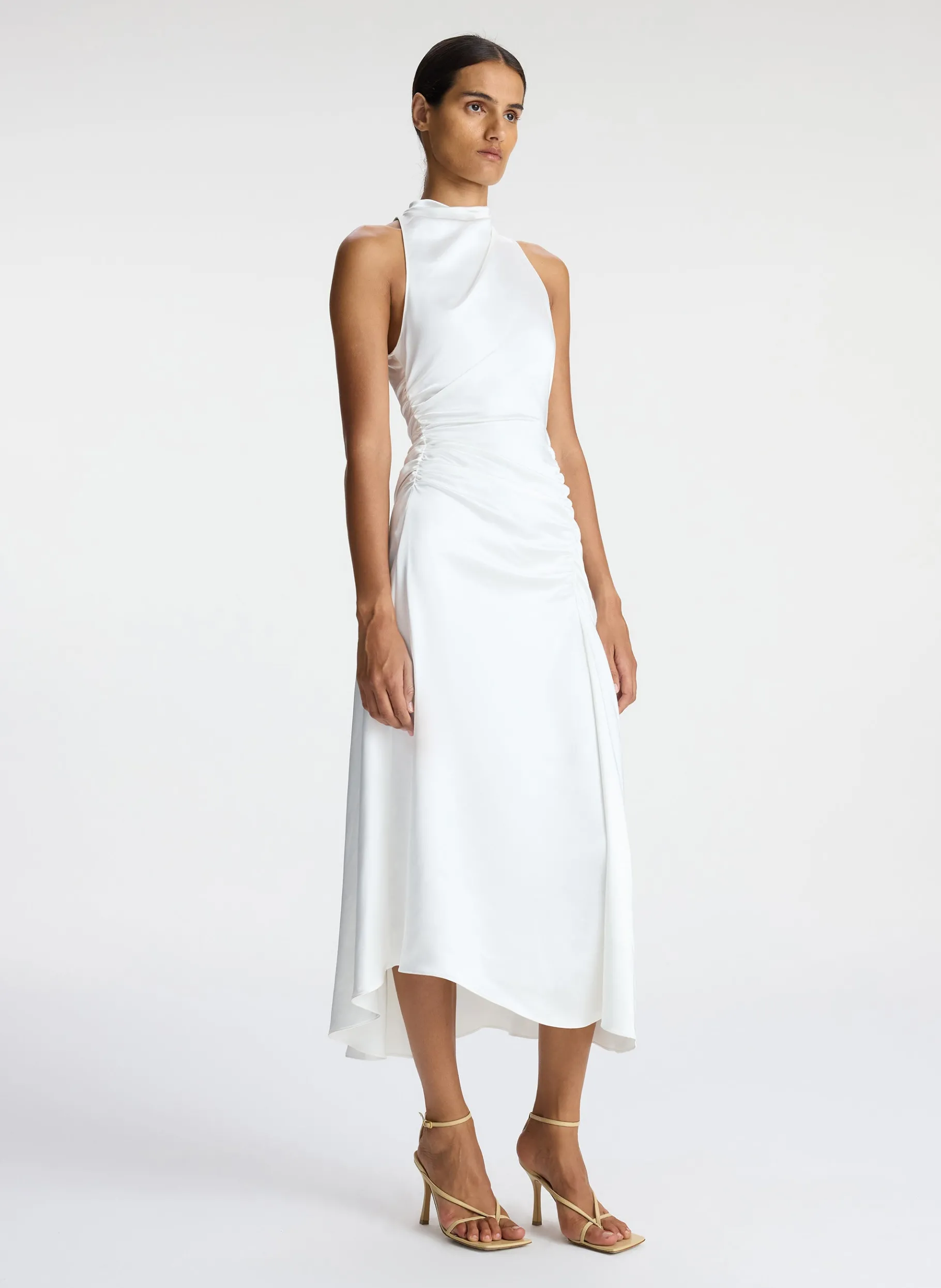 Women A.L.C. Dresses^Inez Satin Midi Dress