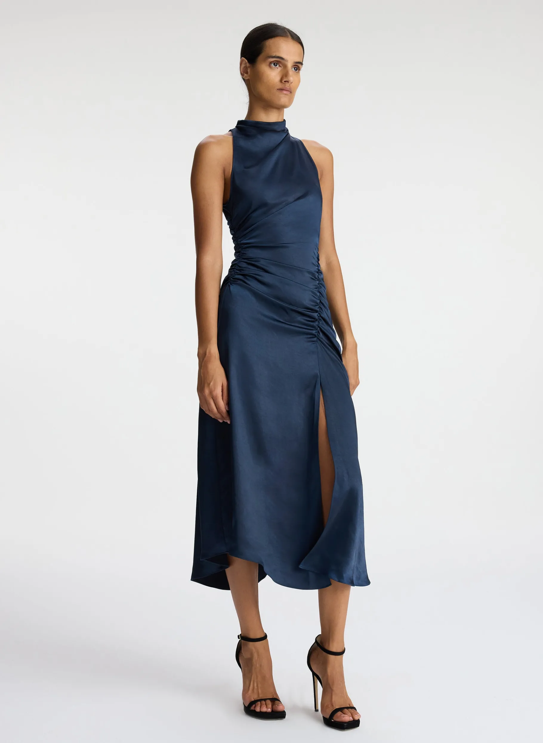 Women A.L.C. Dresses^Inez Satin Midi Dress