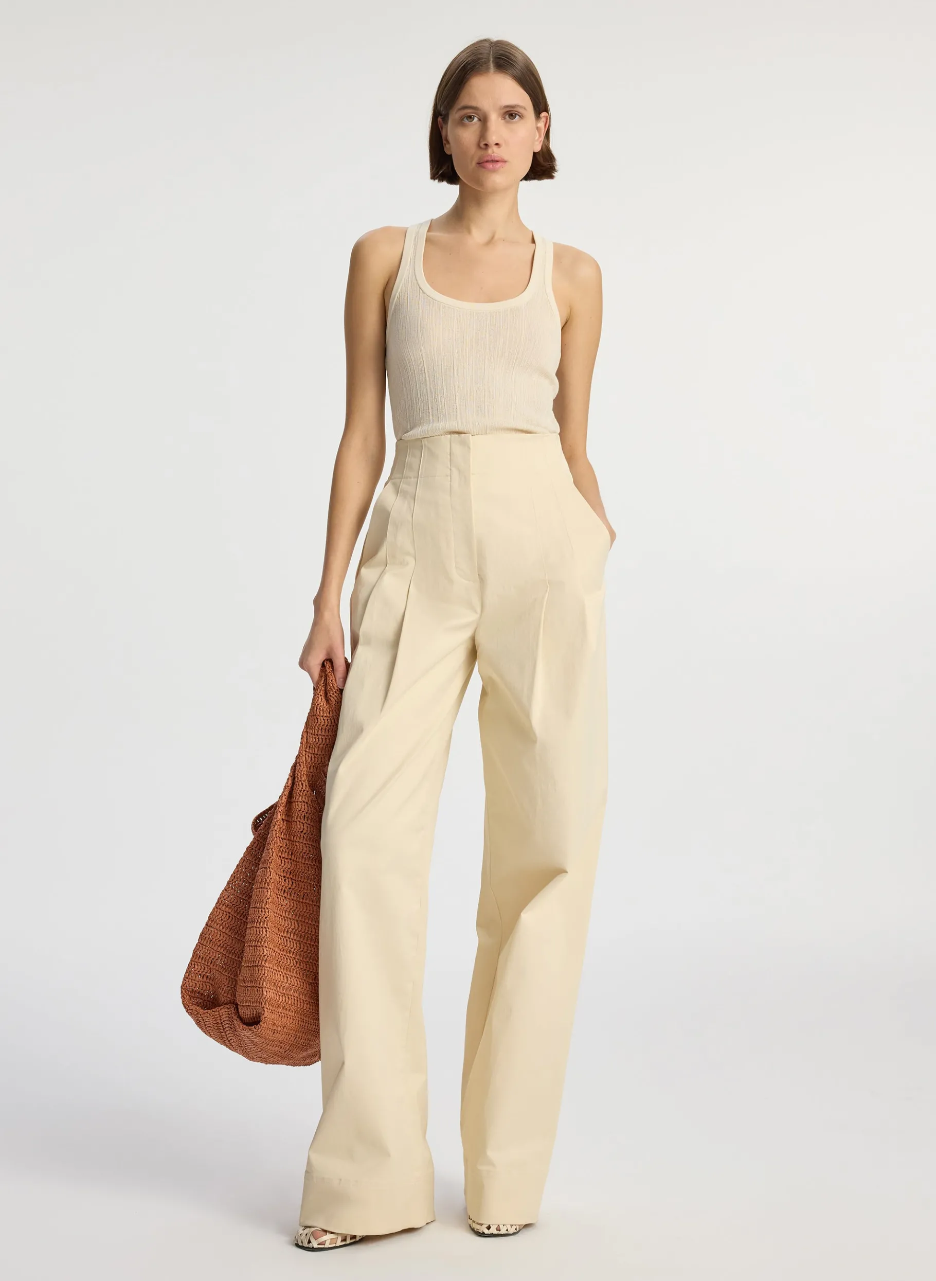 Women A.L.C. Tops | Tees & Tanks^Iris Fine Cotton Knit Tank