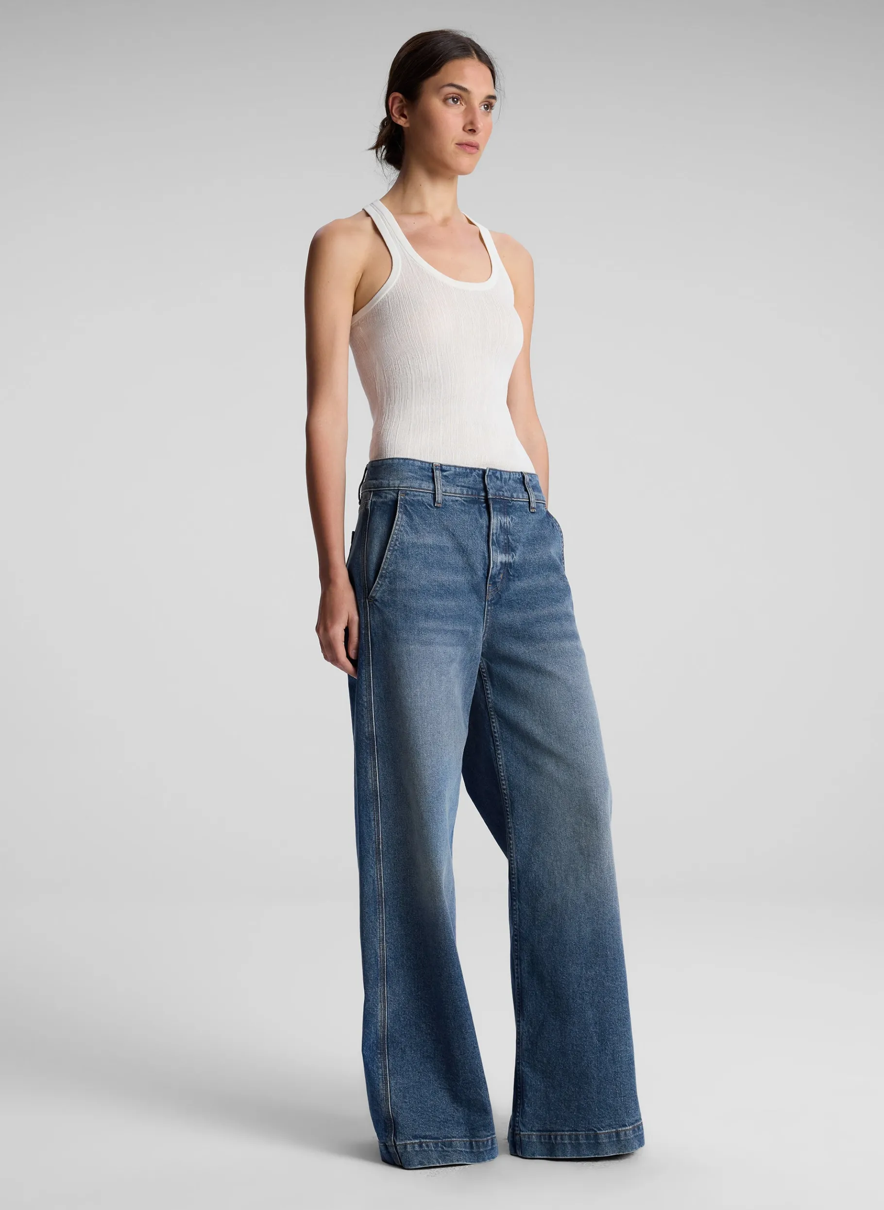 Women A.L.C. Tops^Iris Fine Cotton Knit Tank