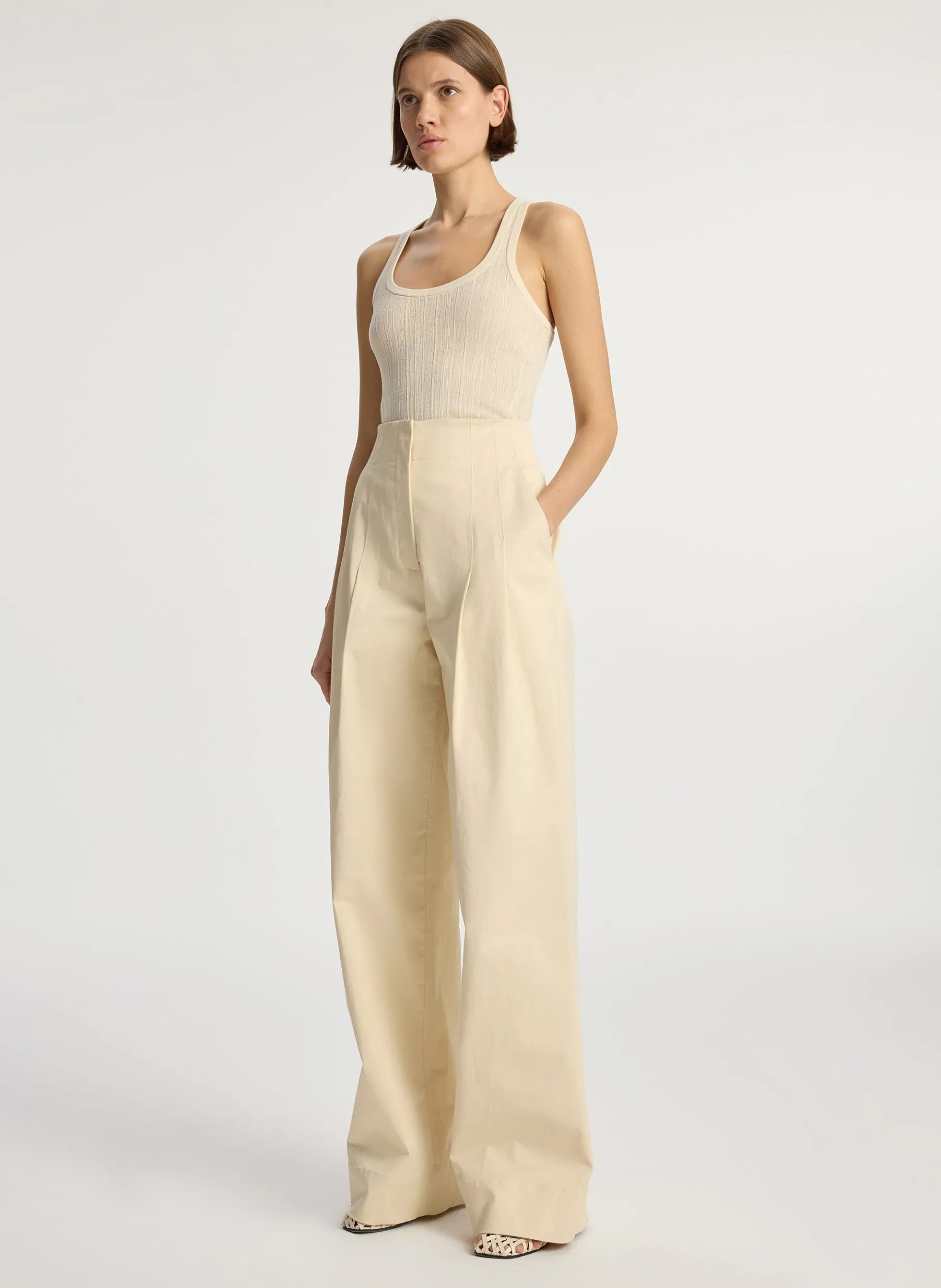 Women A.L.C. Tops | Tees & Tanks^Iris Fine Cotton Knit Tank
