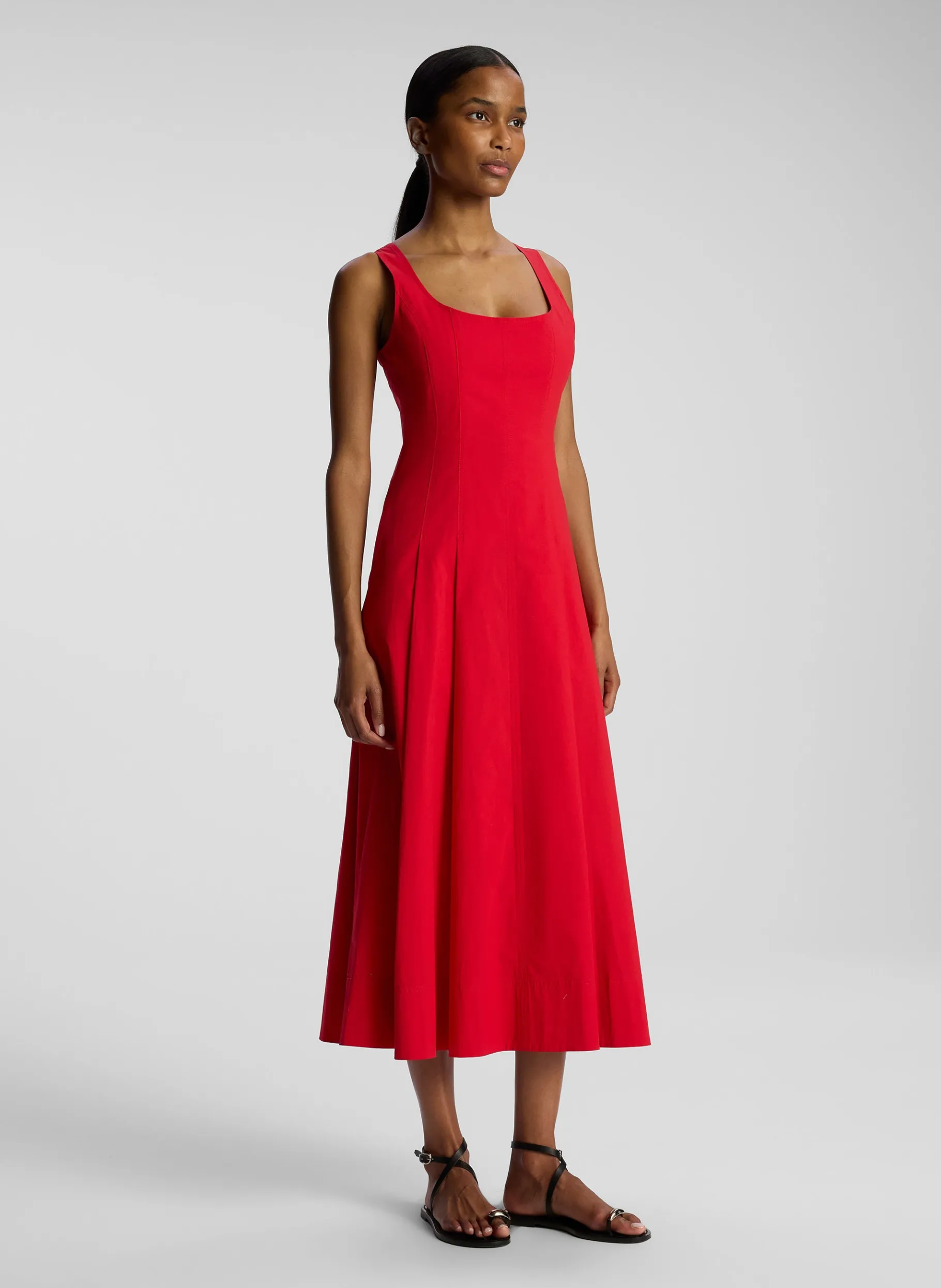 Women A.L.C. Dresses^Isabel Cotton Midi Dress