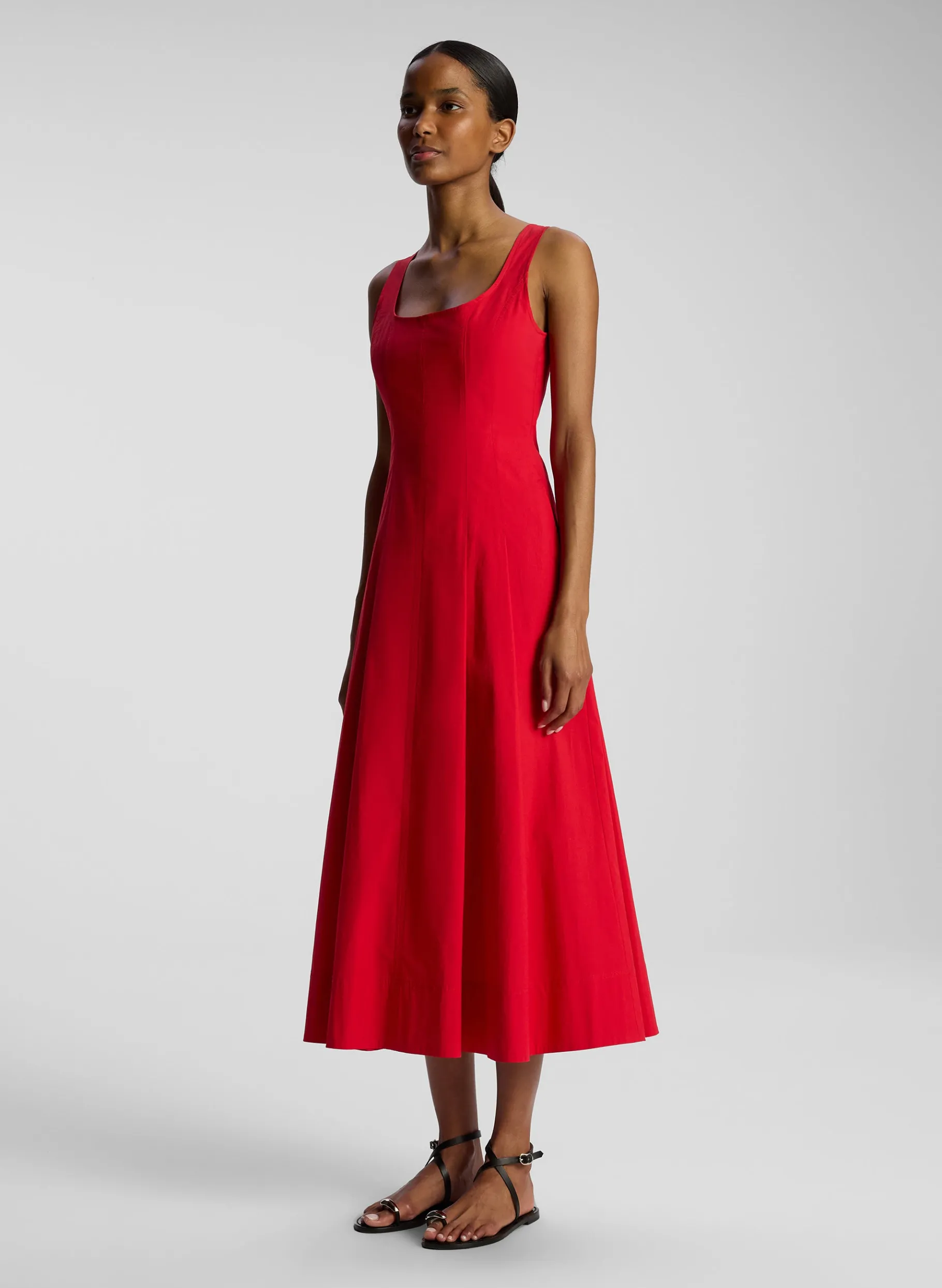 Women A.L.C. Dresses^Isabel Cotton Midi Dress
