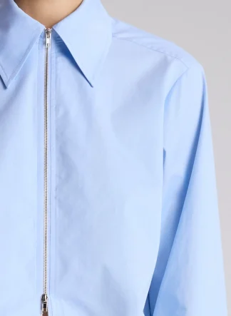 Women A.L.C. Tops^Jill Cotton Zip Top