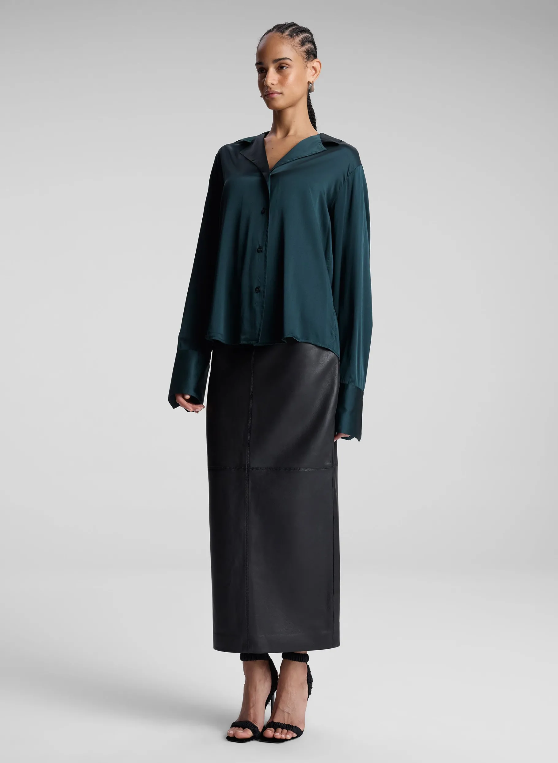 Women A.L.C. Tops^Kass Stretch Silk Top