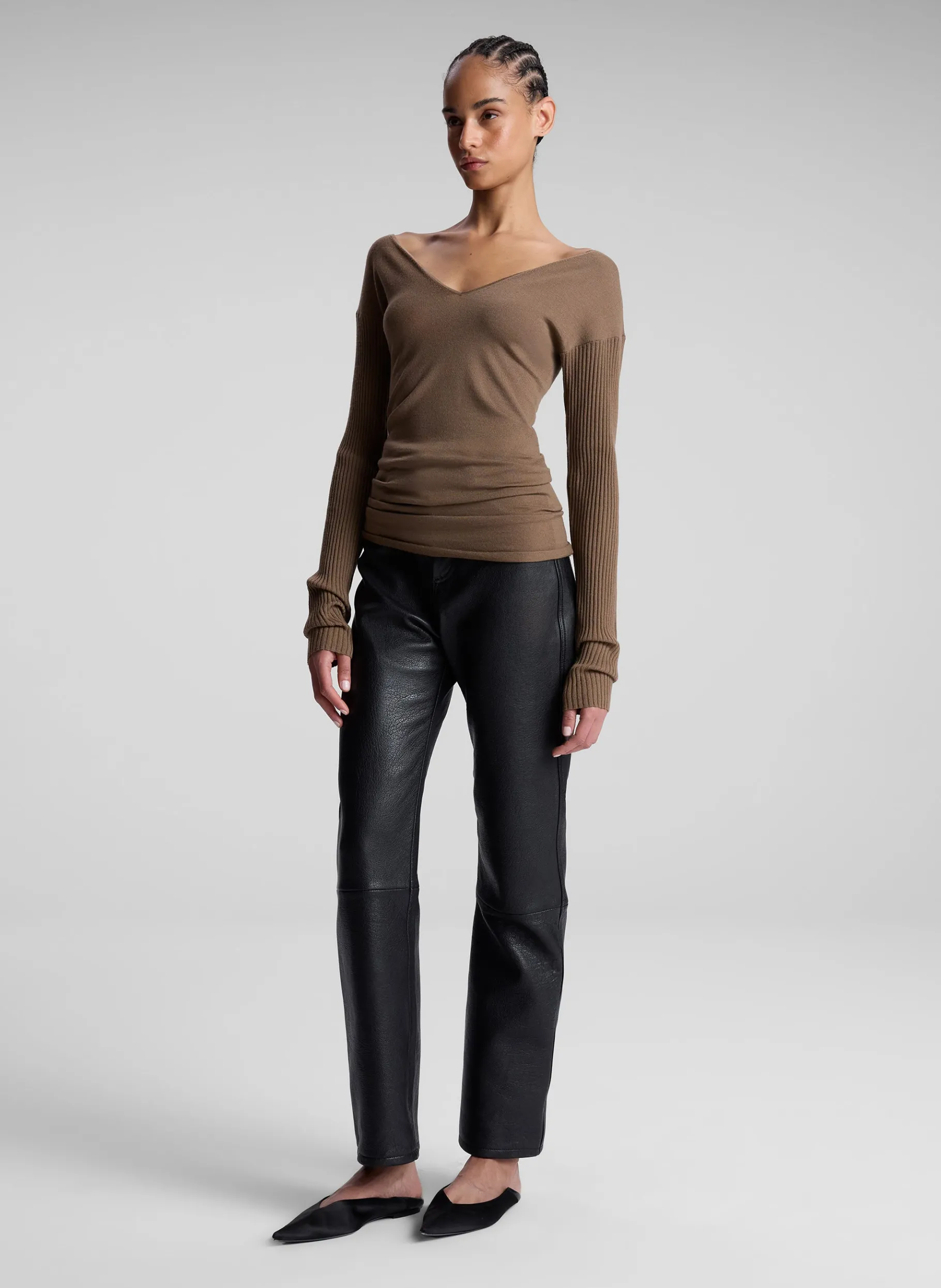 Women A.L.C. Tops | Knitwear^Keaton Ribbed Merino Top