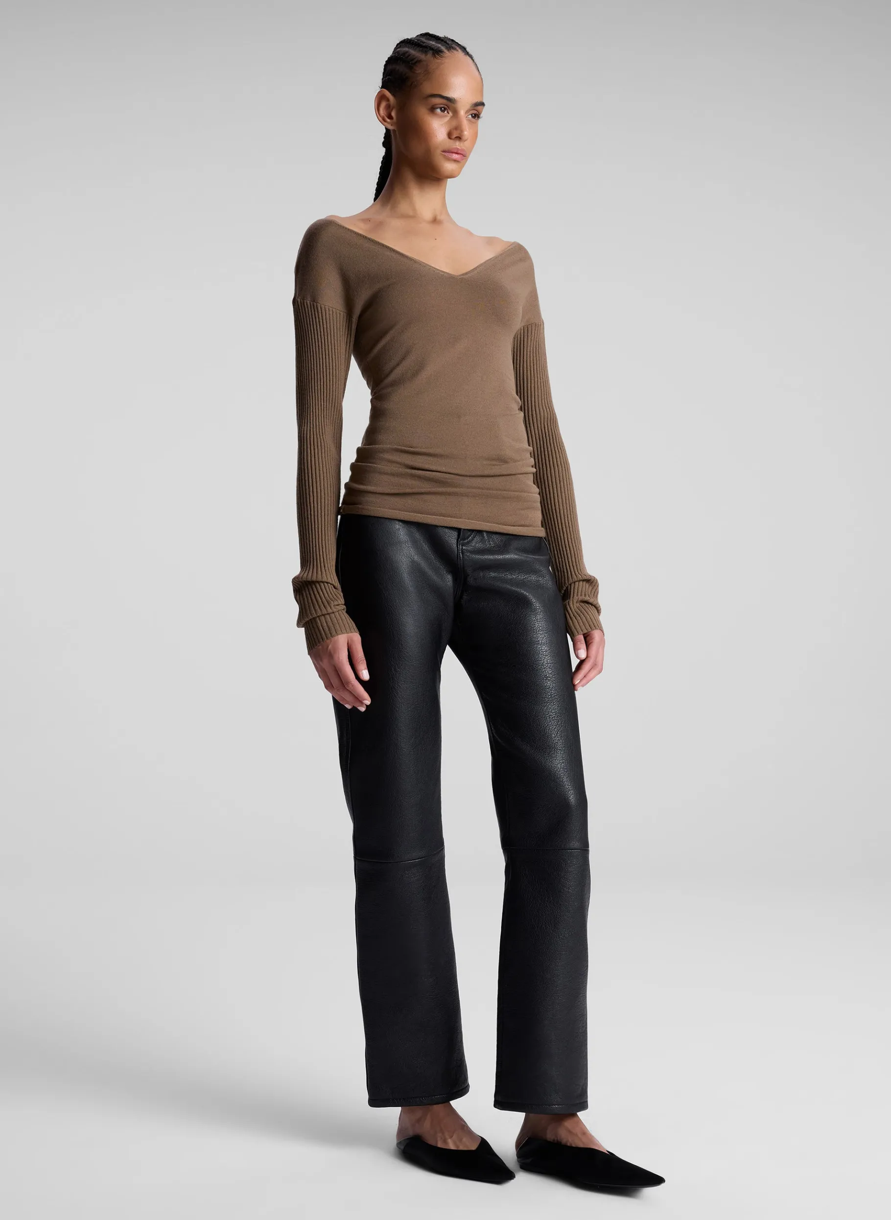 Women A.L.C. Tops | Knitwear^Keaton Ribbed Merino Top