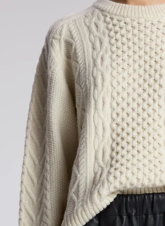 Women A.L.C. Tops | Sweaters^Kyra Merino Cable Knit Sweater