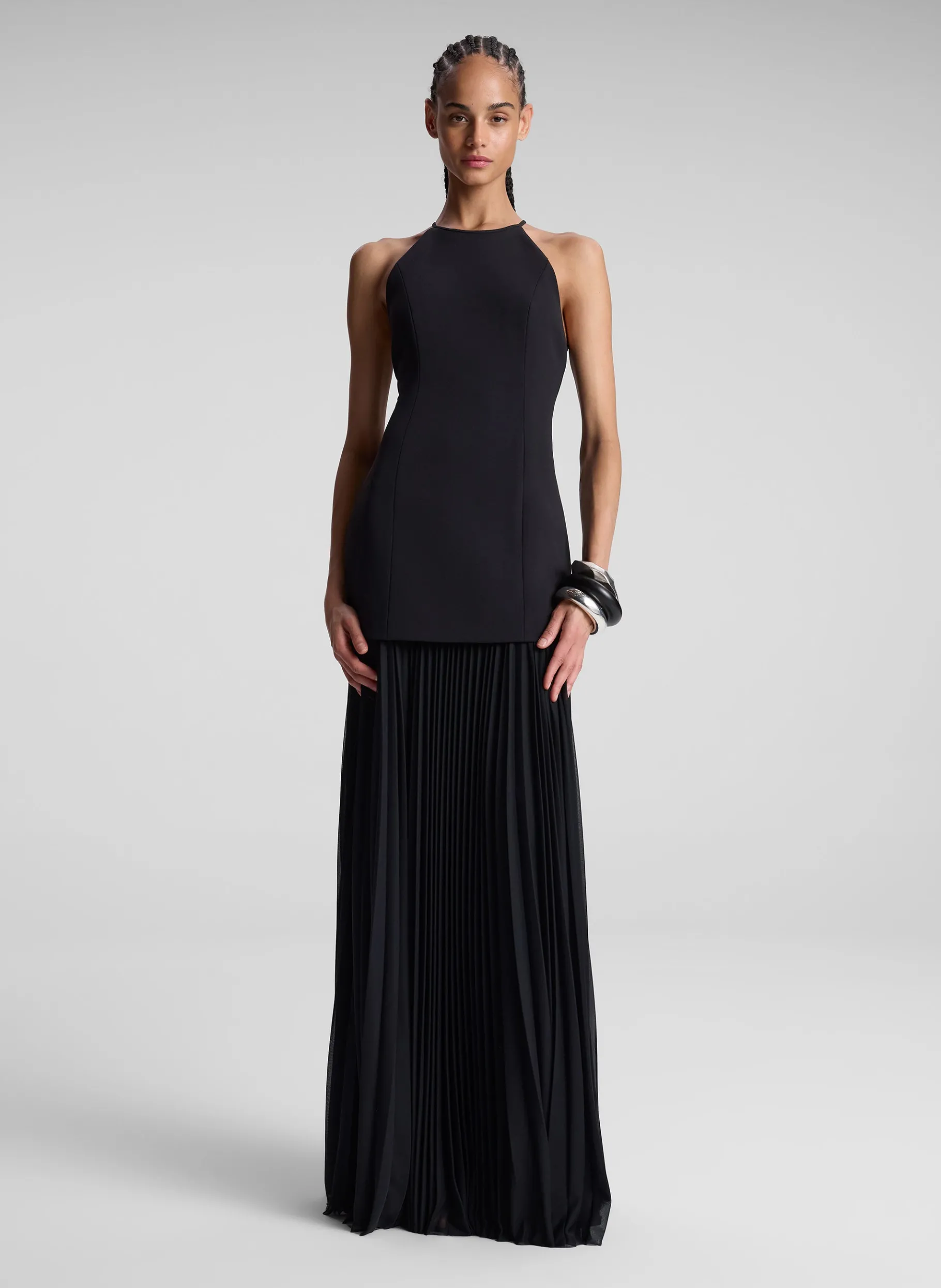 Women A.L.C. Dresses^Lana Pleated Maxi Dress