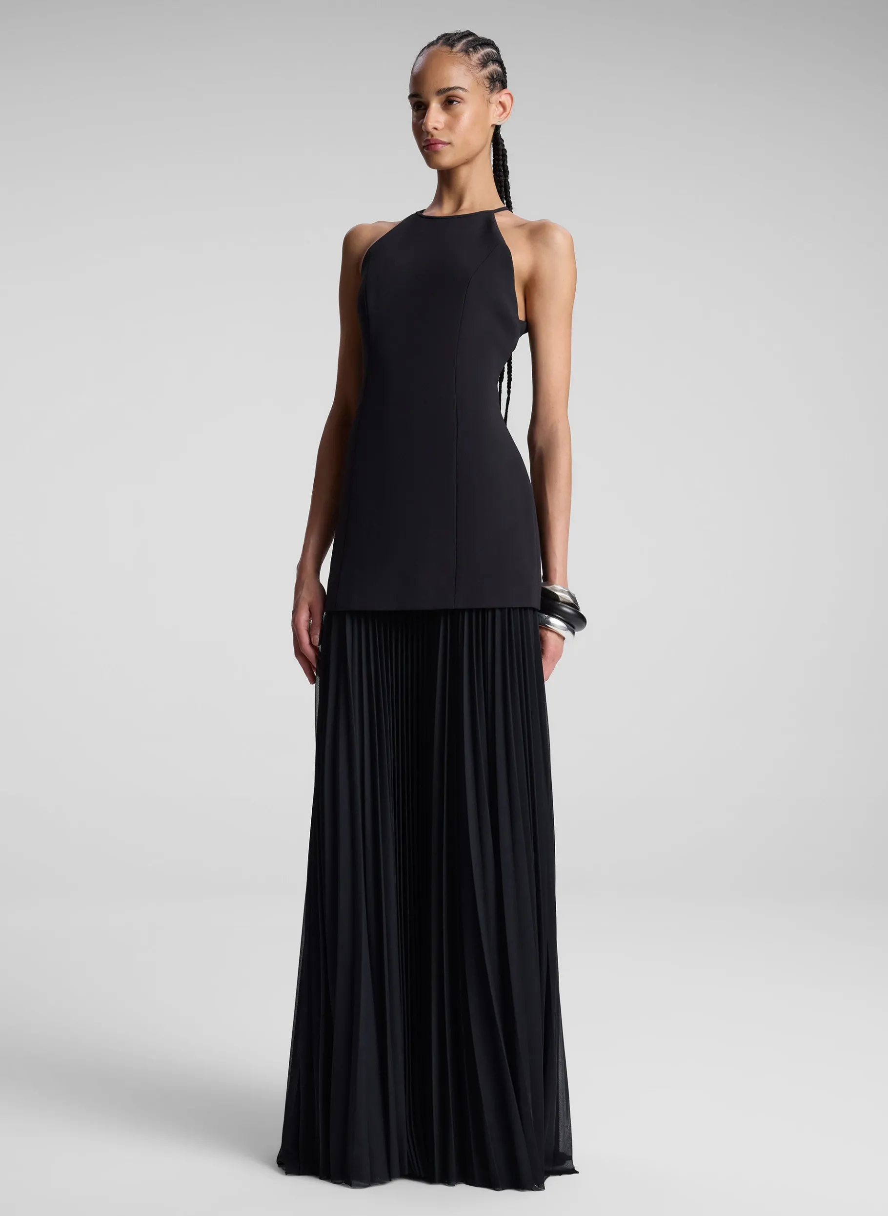 Women A.L.C. Dresses^Lana Pleated Maxi Dress
